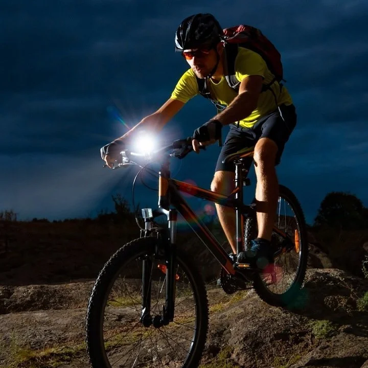 LAMPKI ROWEROWE LAMPKA NA ROWER LED PRZÓD TYŁ 2SZT ZESTAW LAMPEK DO ROWERU