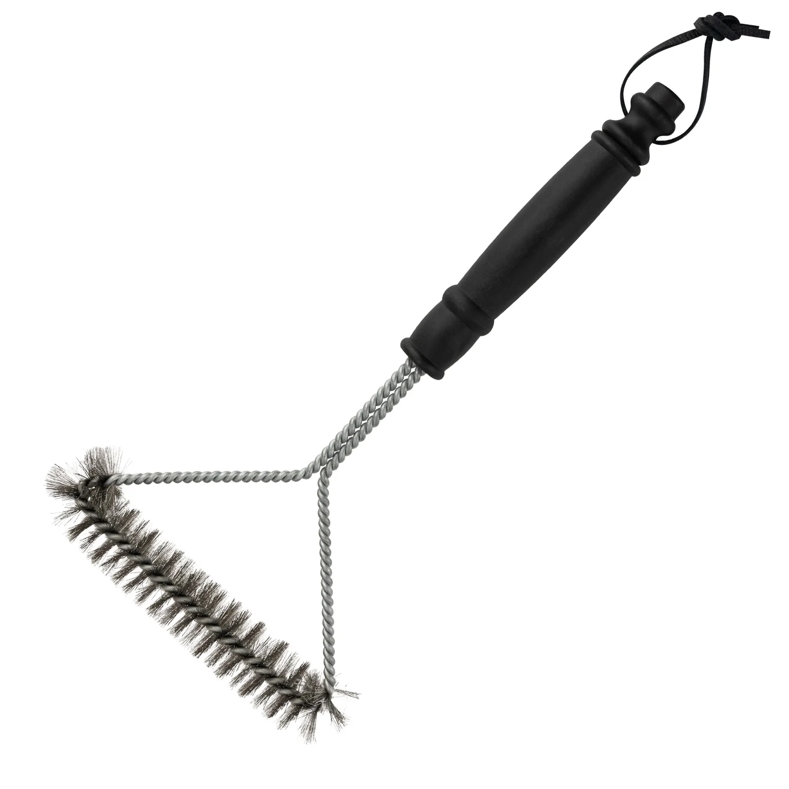 SZCZOTKA CZYŚCIK DO GRILLA CZYSZCZENIA RUSZTU BBQ DRUCIANY 30CM STALOWY