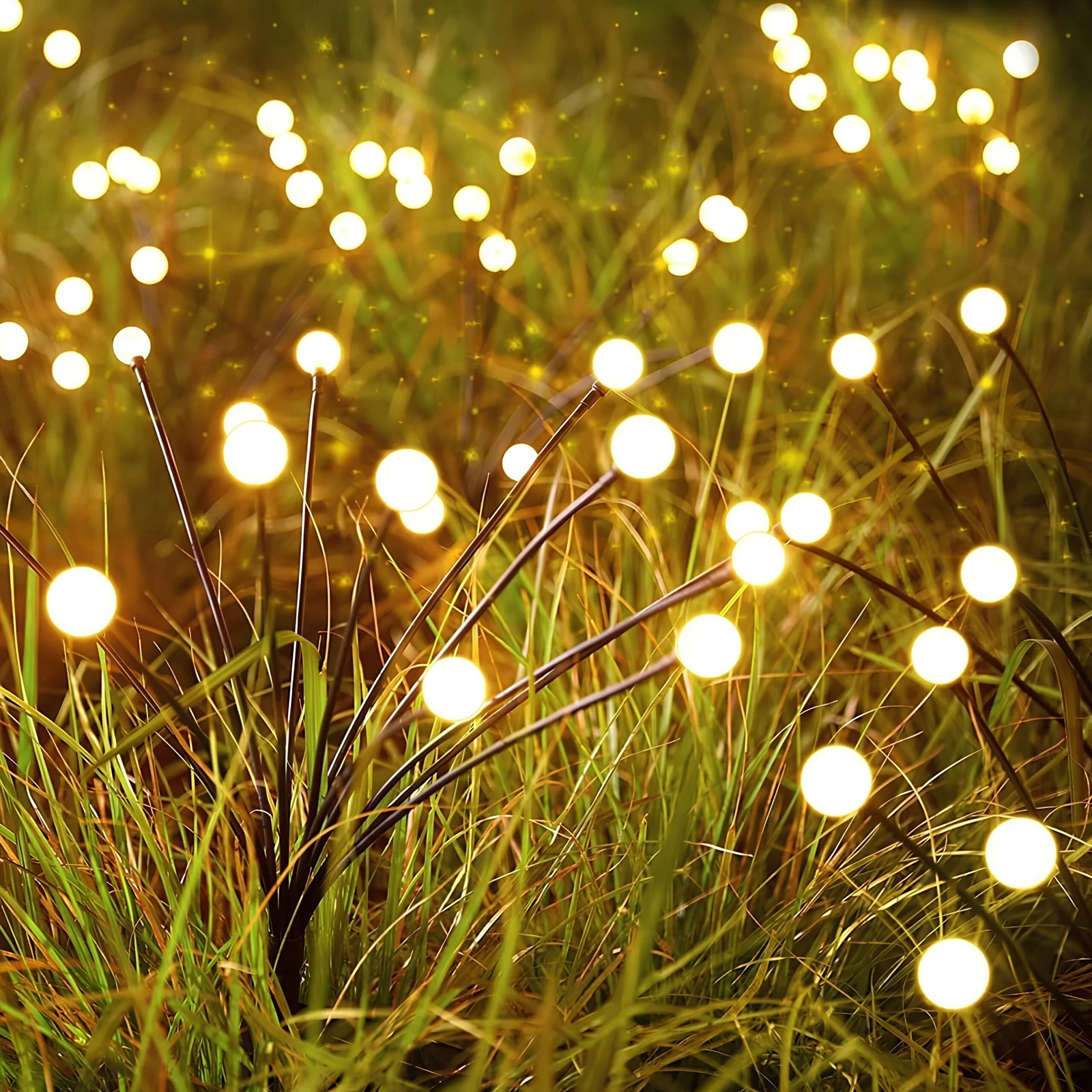LAMPA SOLARNA WBIJANA KULECZKI 8 LED LAMPKA OGRODOWA KULE KULKI DEKORACJA