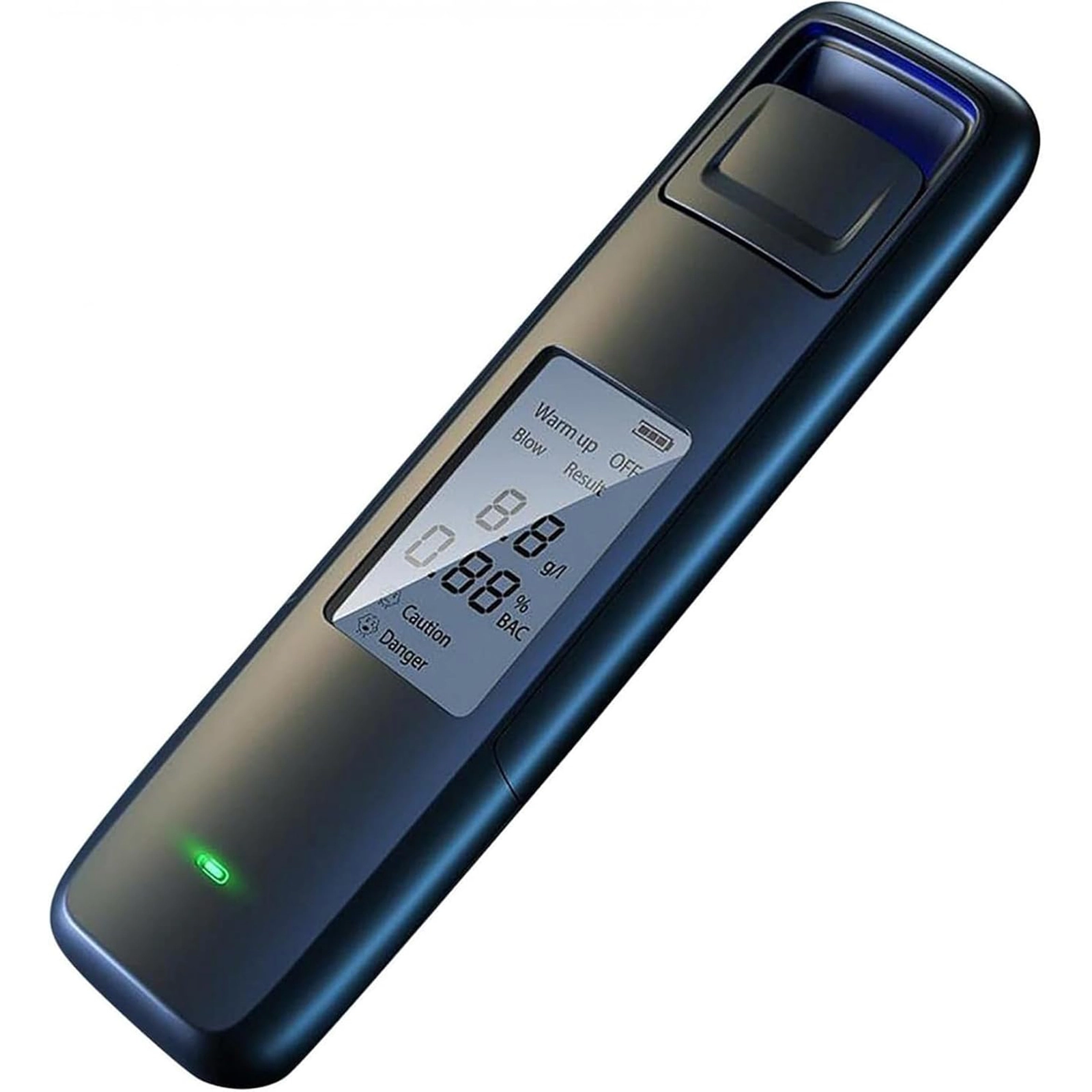 ALKOMAT CYFROWY LCD BEZUSTNIKOWY PRZENOŚNY KOMPAKTOWY AKUMULATOR PROMILE