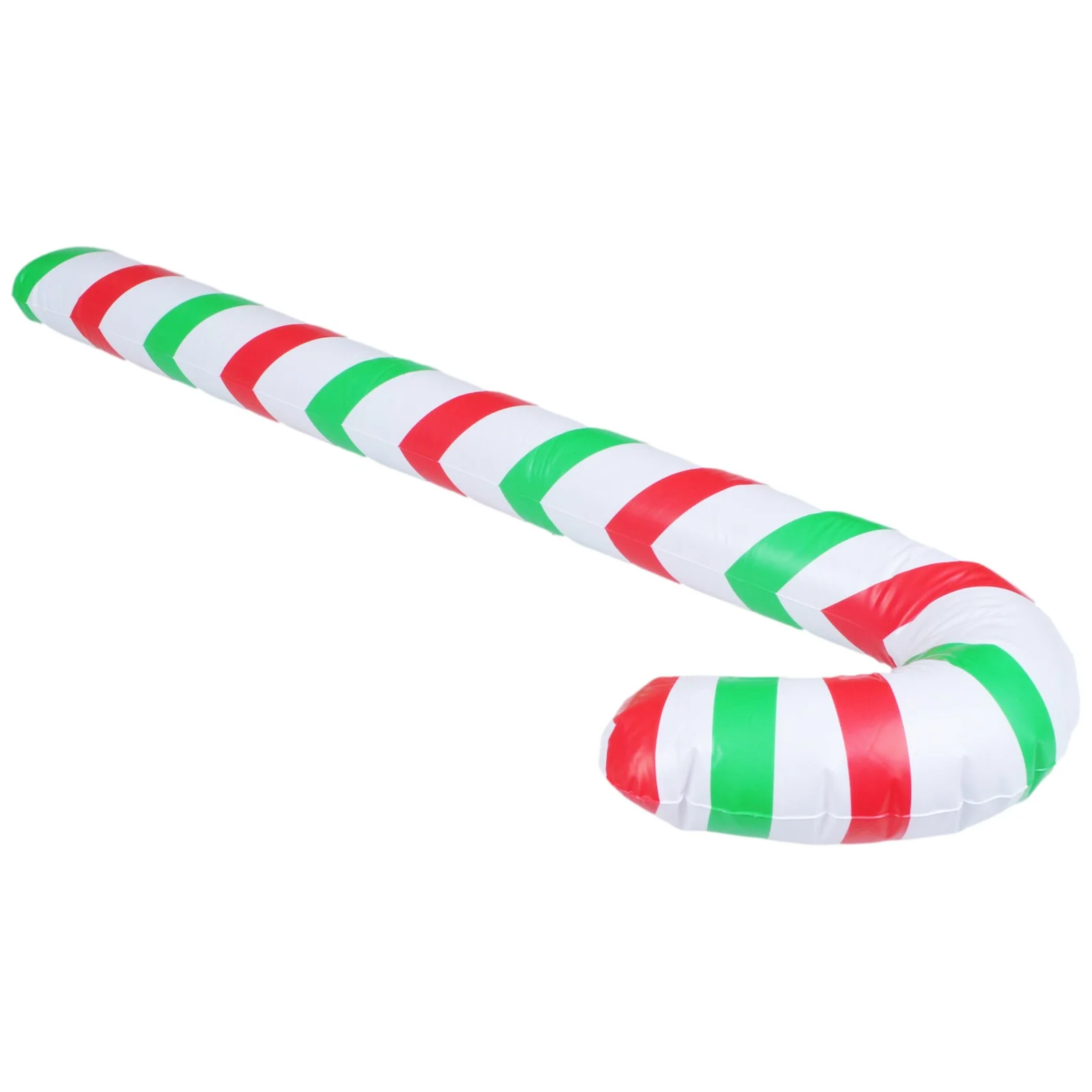 BALON CUKIEREK ŚWIĄTECZNY 90CM - zielono czerwone paski