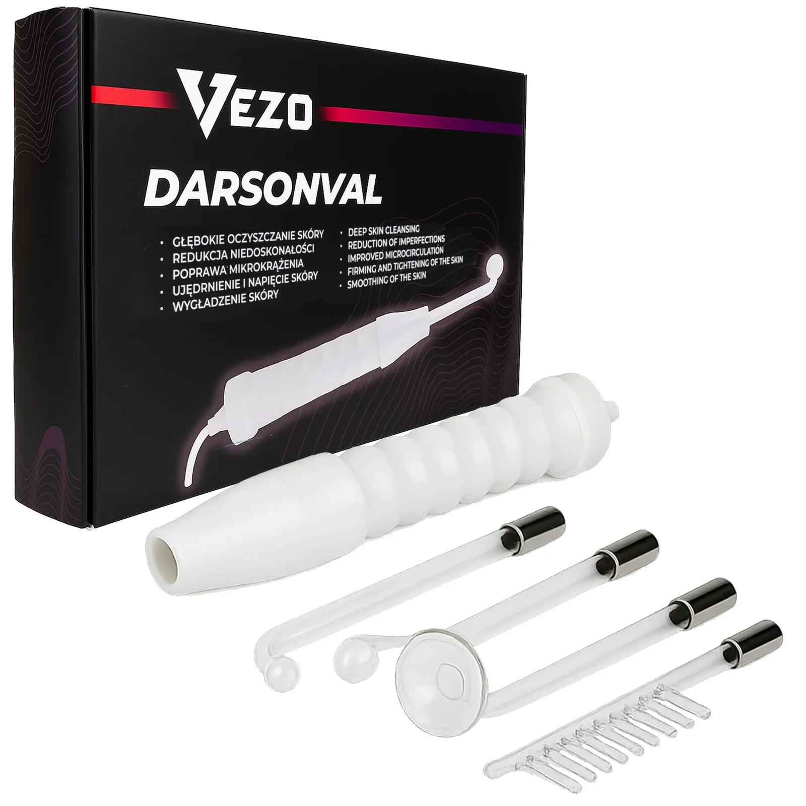 VEZO DARSONVAL 4 ELEKTRODY DERMA