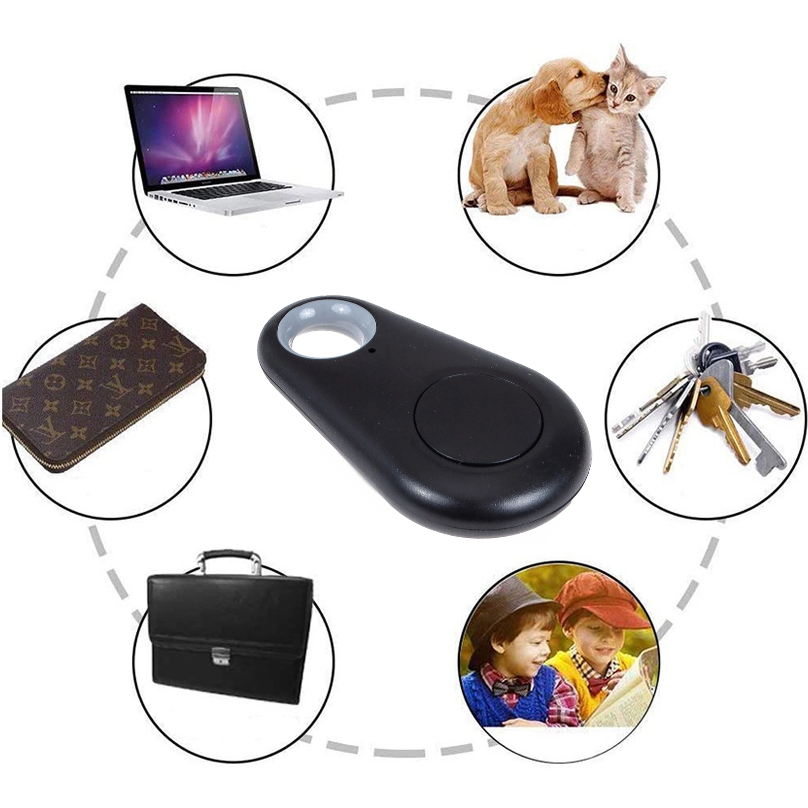LOKALIZATOR KLUCZY BRELOK KEY FINDER APLIKACJA LOKALIZACJA BLUETOOTH NFC