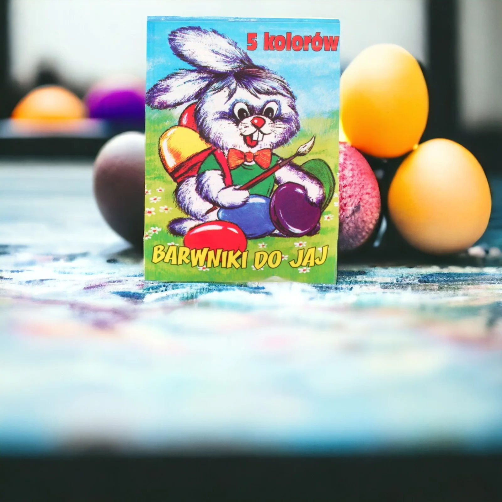 BARWNIKI SPOŻYWCZE DO JAJEK 5 KOLORÓW PISANKI MALOWANIE JAJ WIELKANOC