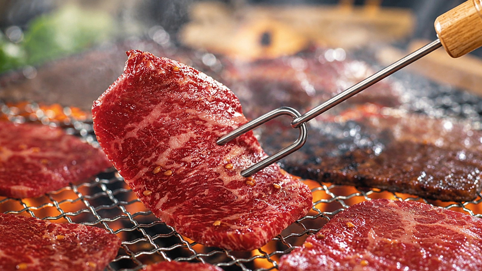 AKCESORIA DO GRILLA ZESTAW CHWYTAK ŁOPATKA SZPIKULEC 3SZT PRZYBORY GRILLOWE