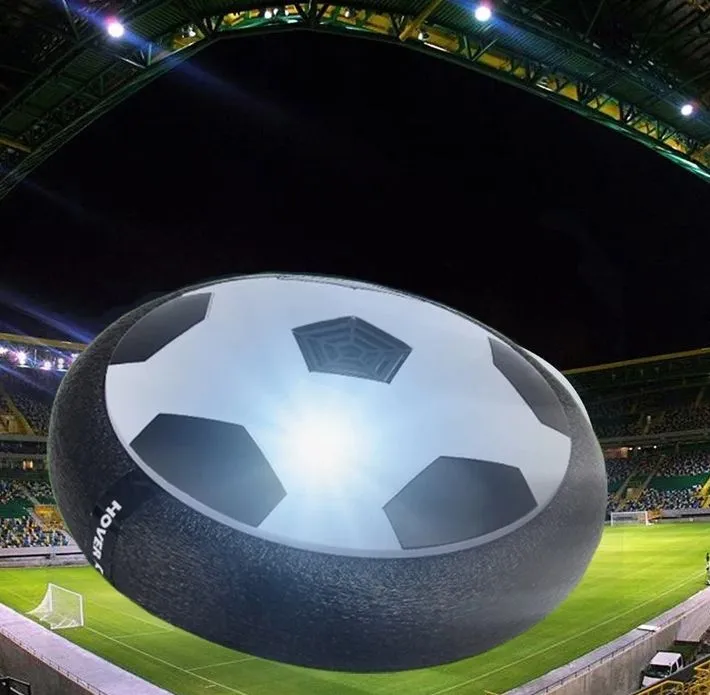 LATAJĄCA PIŁKA HOVERBALL POWIETRZNA DYSK KRĄŻEK CYMBERGAJ DYSK LED XXL