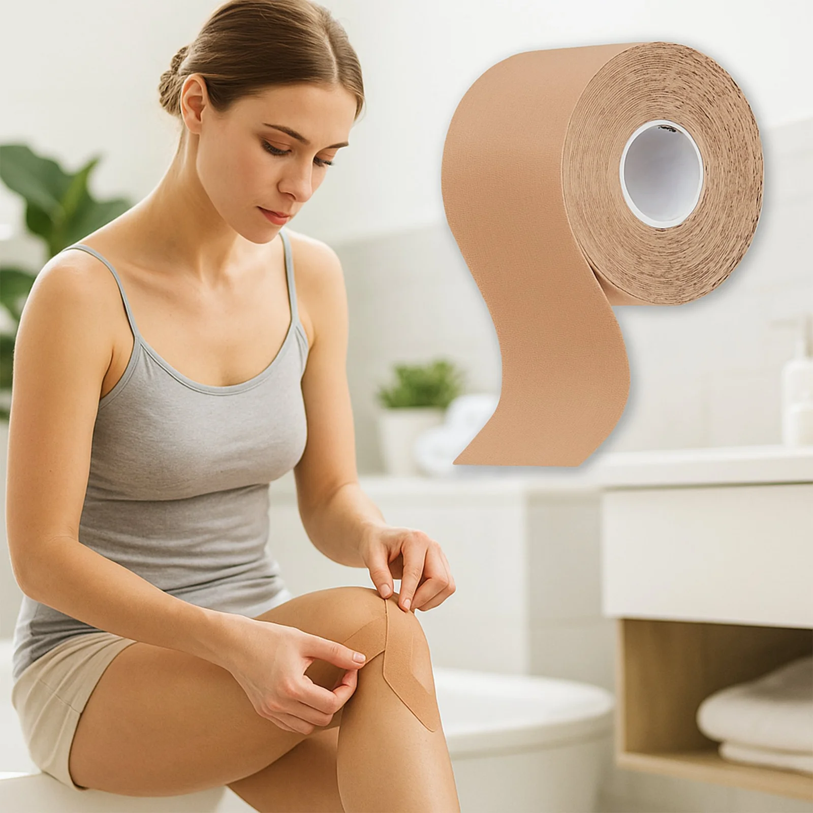 TAŚMA KINEZJOLOGICZNA TEJPY PLASTRY TAPE KINESIOTAPING 5M TEJP TAPINGU