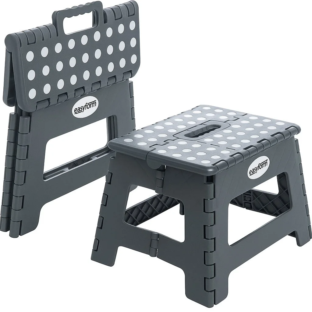 EASYFORM TABORET STOŁEK SKŁADANY 22CM - szary
