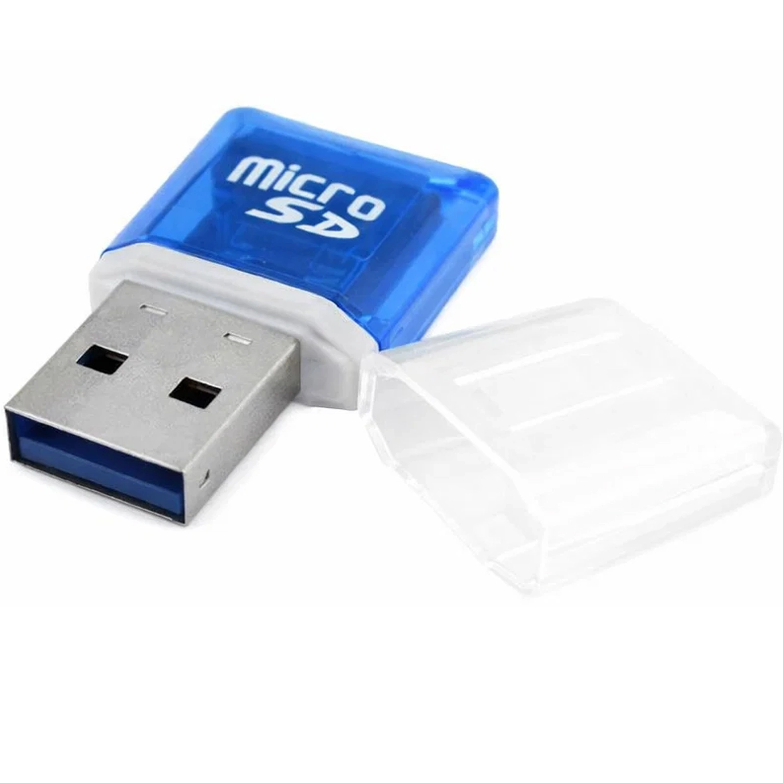 CZYTNIK KART MICRO SD SDHC - niebieski