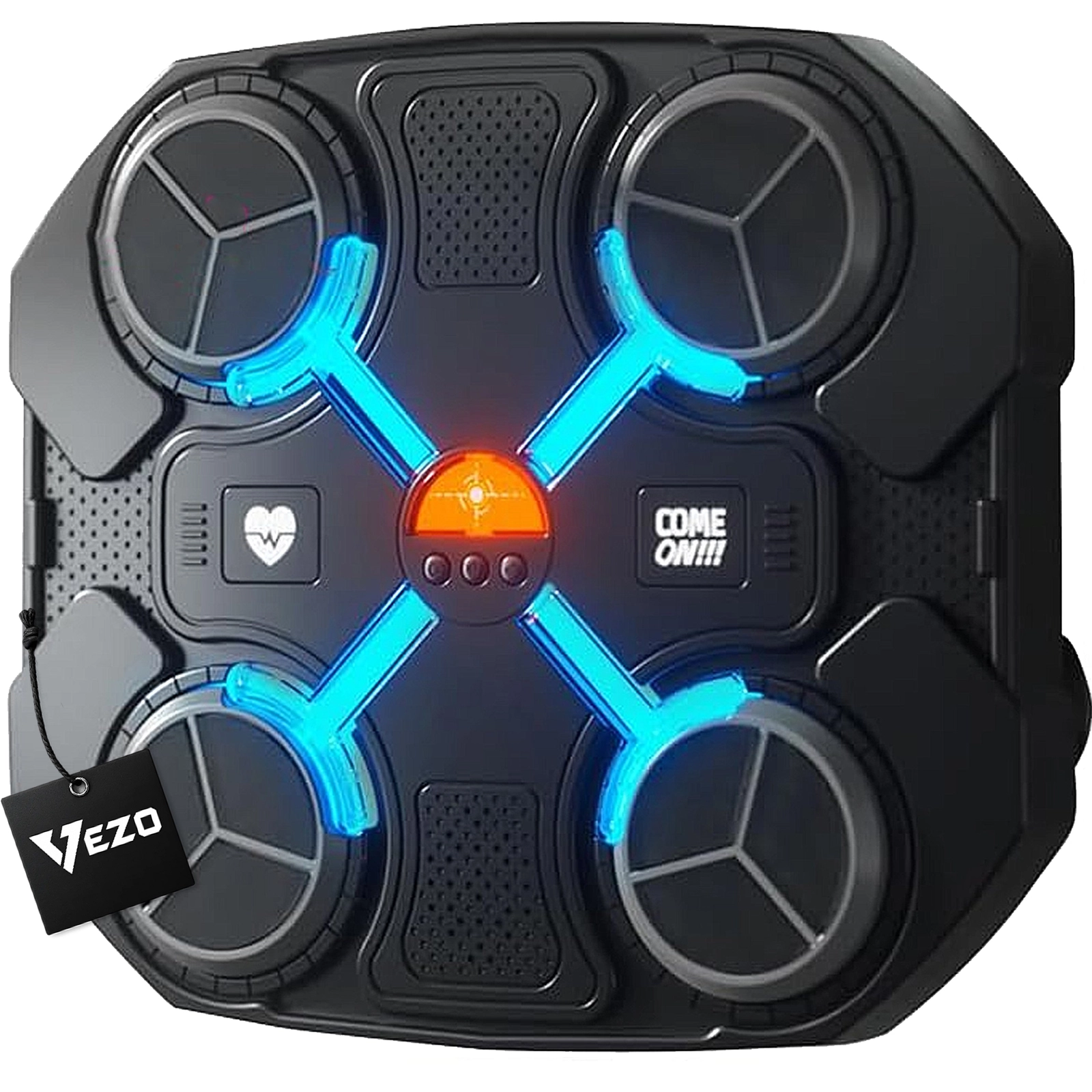 VEZO ZESTAW BOKSERSKI ELEKTRONICZNY BOKSER BLUETOOTH PODŚWIETLENIE LED BOKS