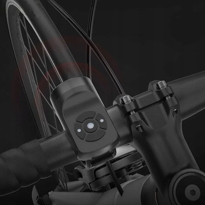 DZWONEK ROWEROWY ELEKTRONICZNY USB Z ALARMEM GŁOŚNY 120dB KLAKSON NA ROWER
