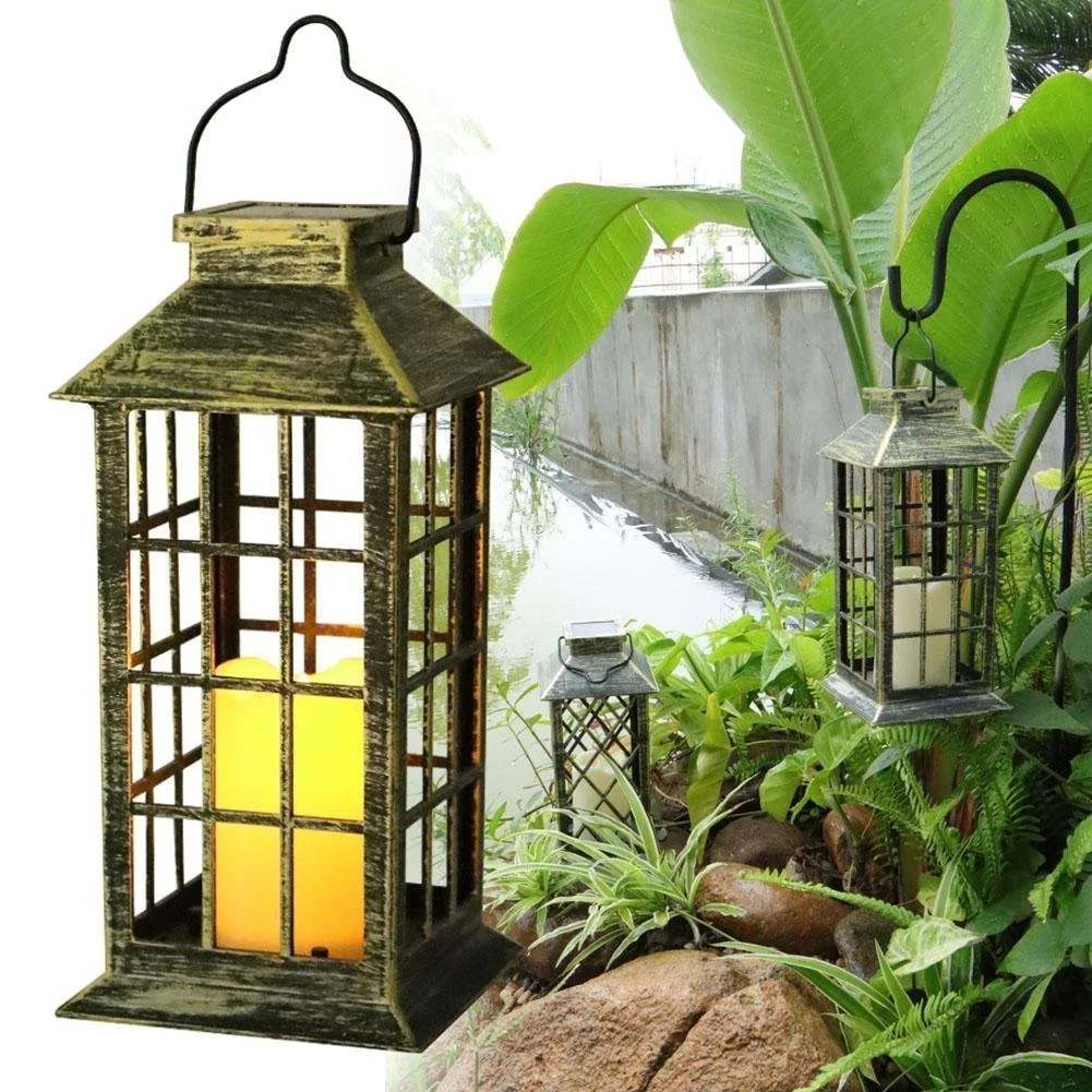 LATARNIA LAMPA SOLARNA LATARENKA OGRODOWA LAMPION SOLARNY DEKORACJA LED