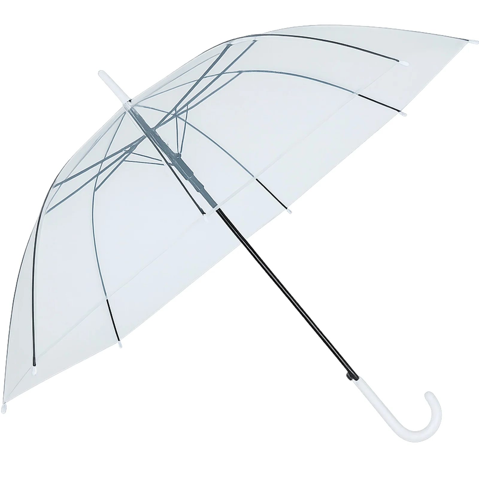 PARASOL PRZEZROCZYSTY 72cm - biały