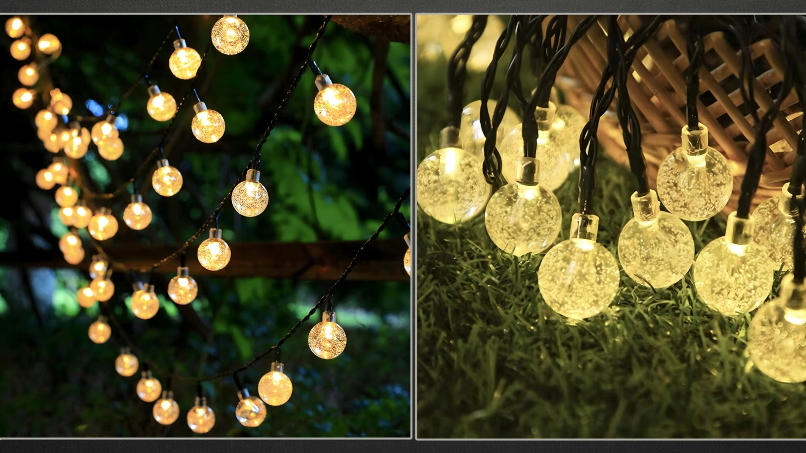 GIRLANDA ŚWIETLNA OGRODOWA SOLARNA KULE KULKI 100x LED NA BALKON DO OGRODU
