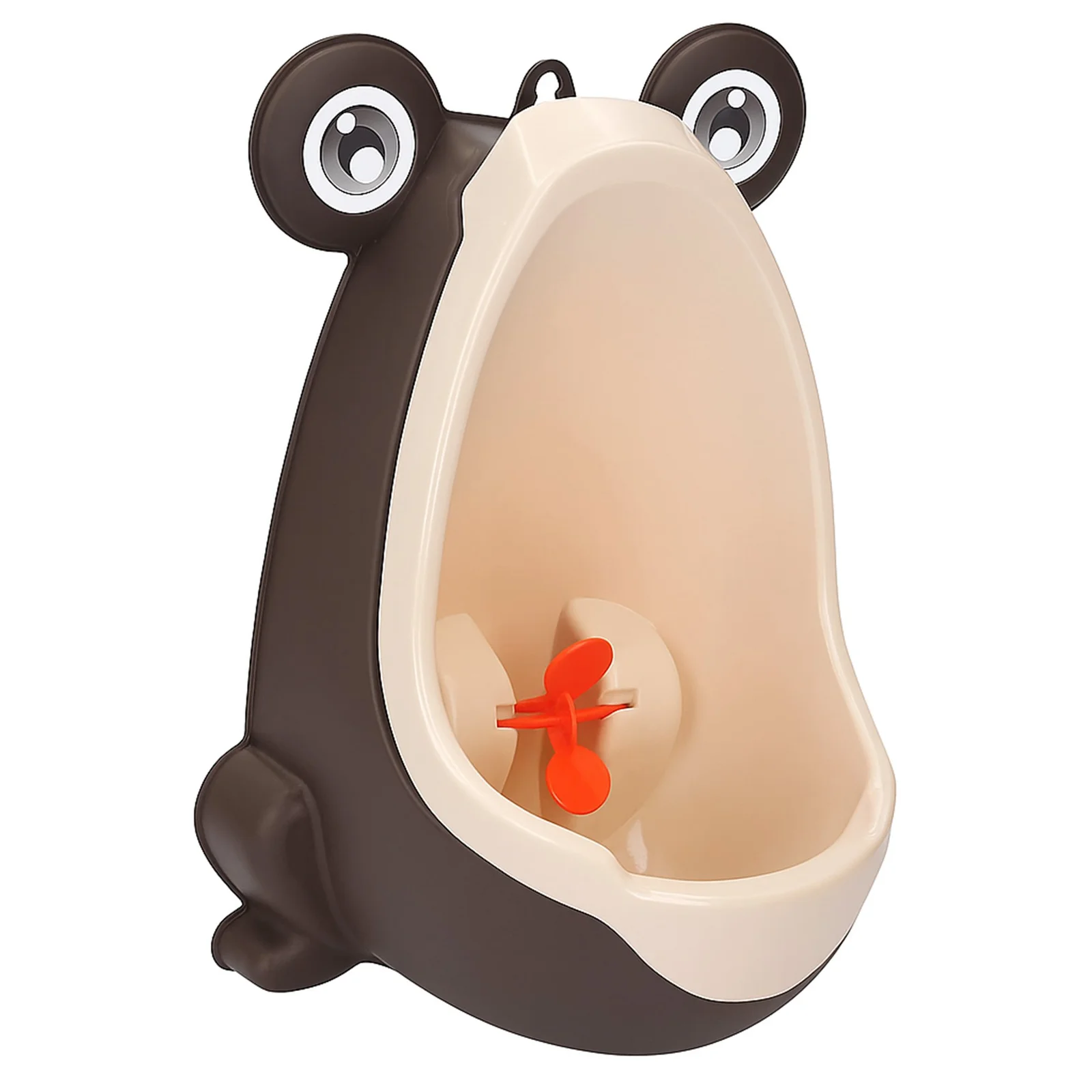 NOCNIK PISUAR WC MINI ŻABA - brązowy