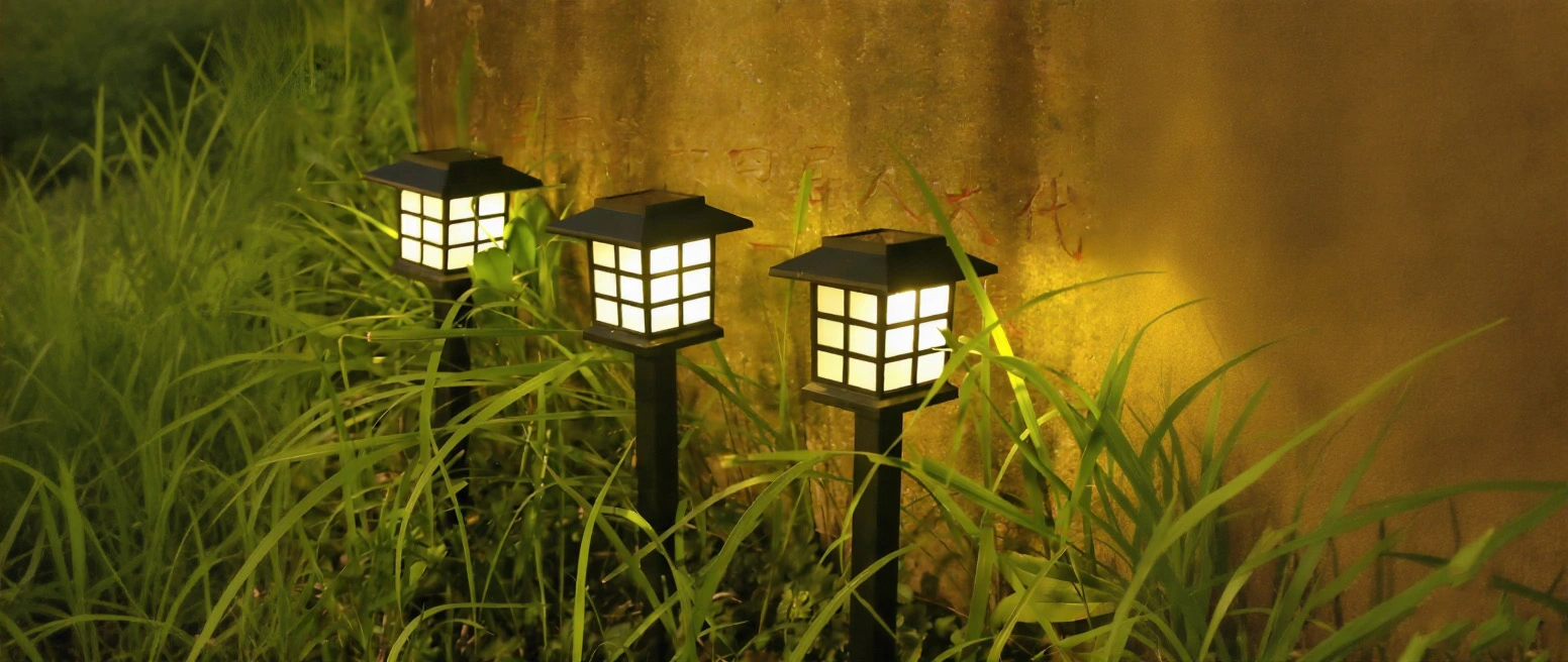 LAMPA LAMPKA SOLARNA LED LATARNIA OZDOBNA OGRODOWA WBIJANA LAMPION CZUJNIK