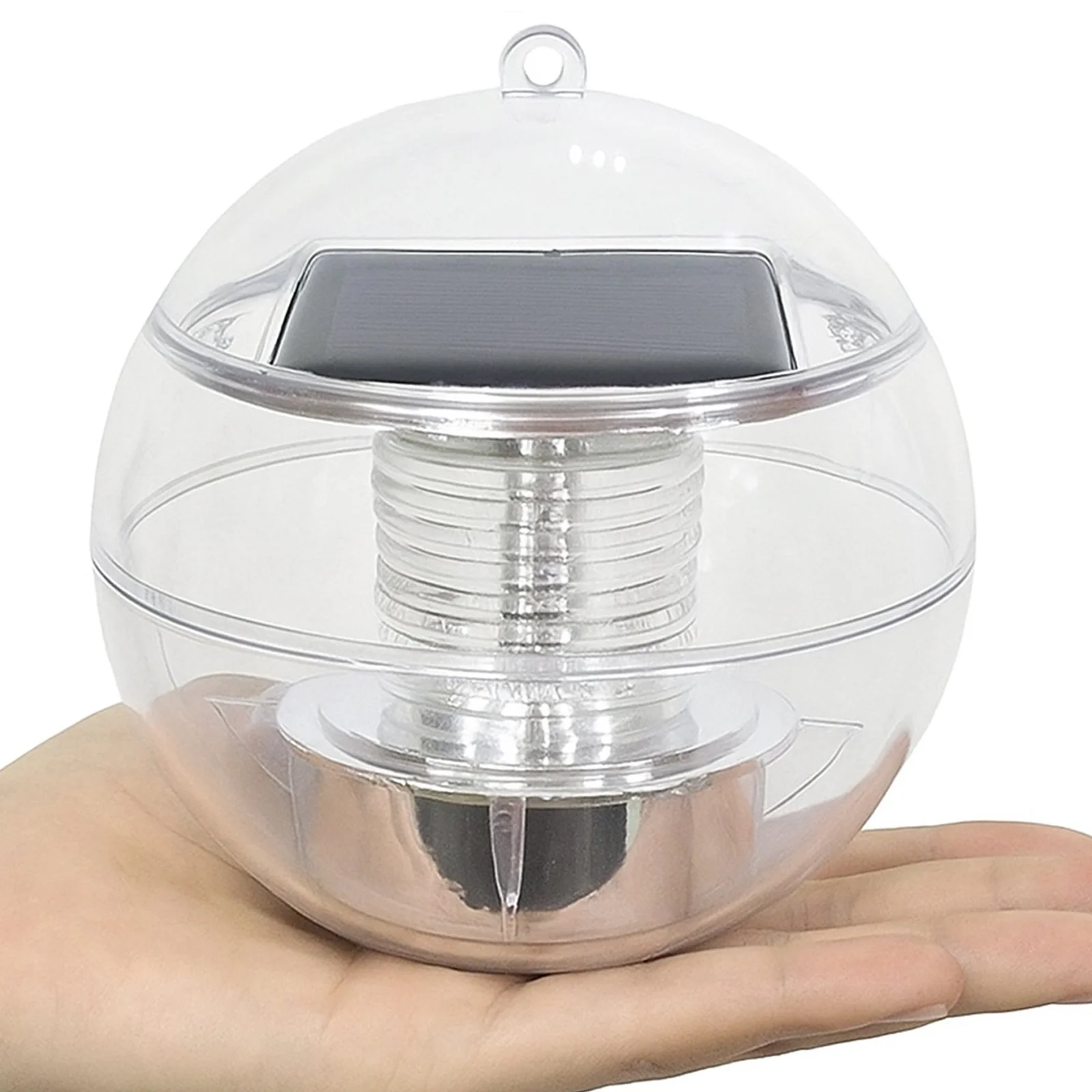 LAMPA LAMPKA SOLARNA LED PŁYWAJĄCA KULA DO BASENU SPA JACUZZI STAWU OCZKA