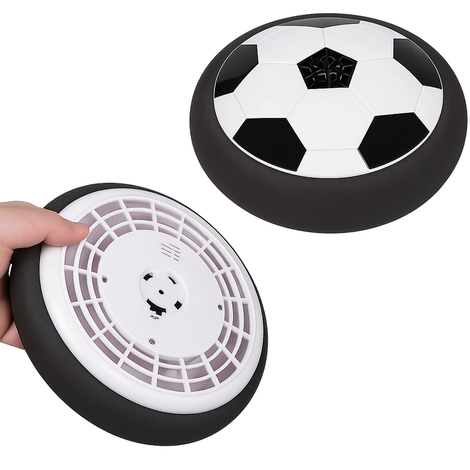 LATAJĄCA PIŁKA HOVERBALL POWIETRZNA DYSK KRĄŻEK CYMBERGAJ DYSK LED XXL