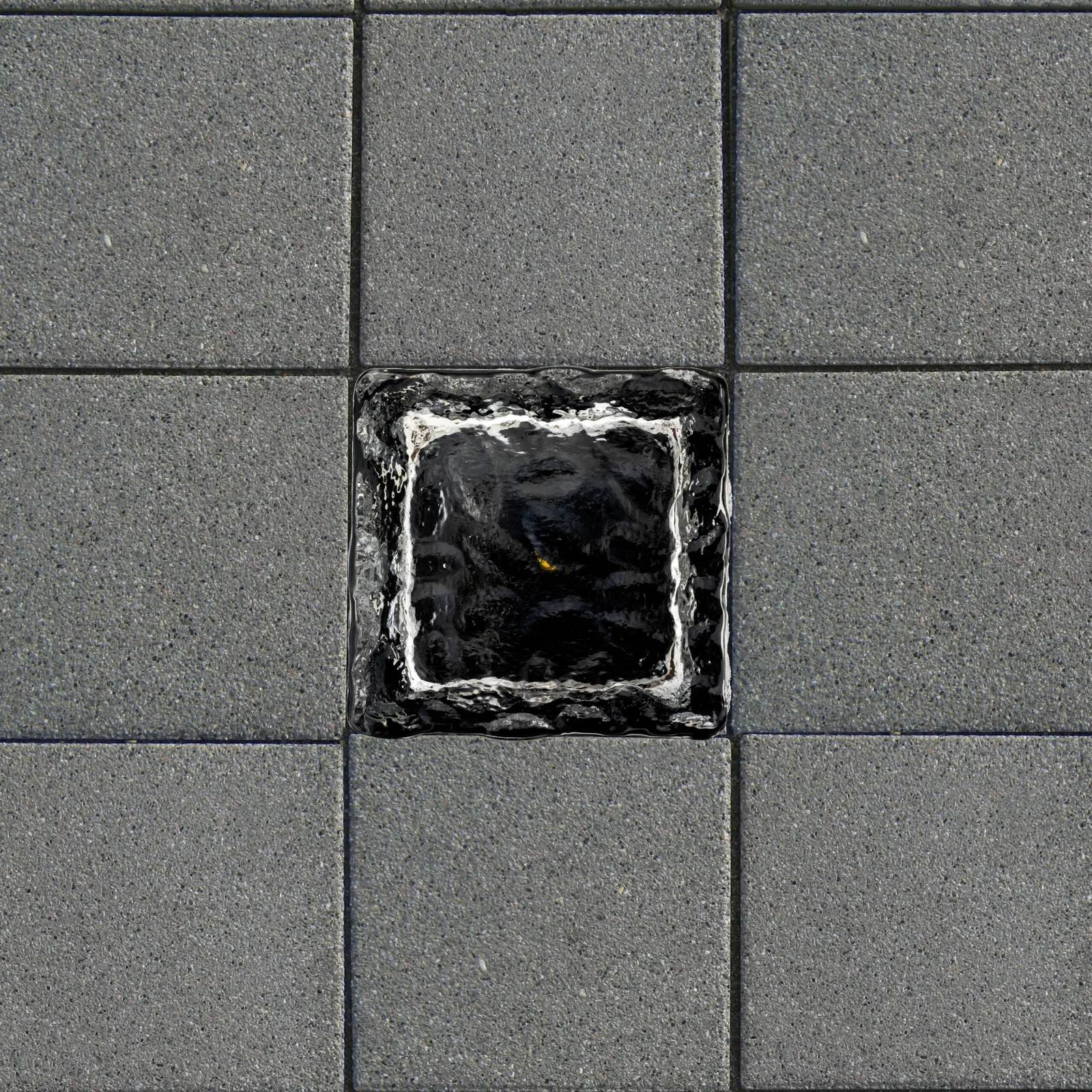 LAMPA OGRODOWA SOLARNA LED NAJAZDOWA KOSTKA LODU BRUKOWA SZEŚCIAN 7x7cm