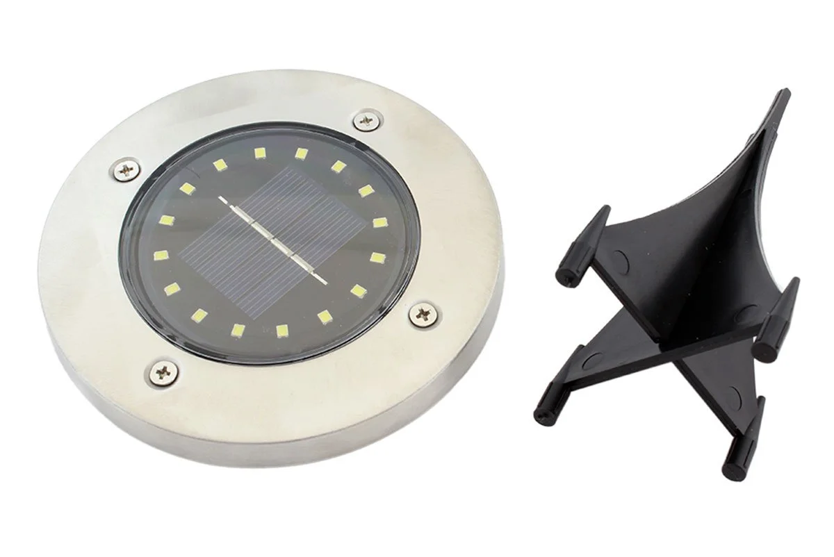 LAMPA LAMPKA OGRODOWA SOLARNA NAJAZDOWA CZUJNIK ZMIERZCHU MOCNA 16 LED
