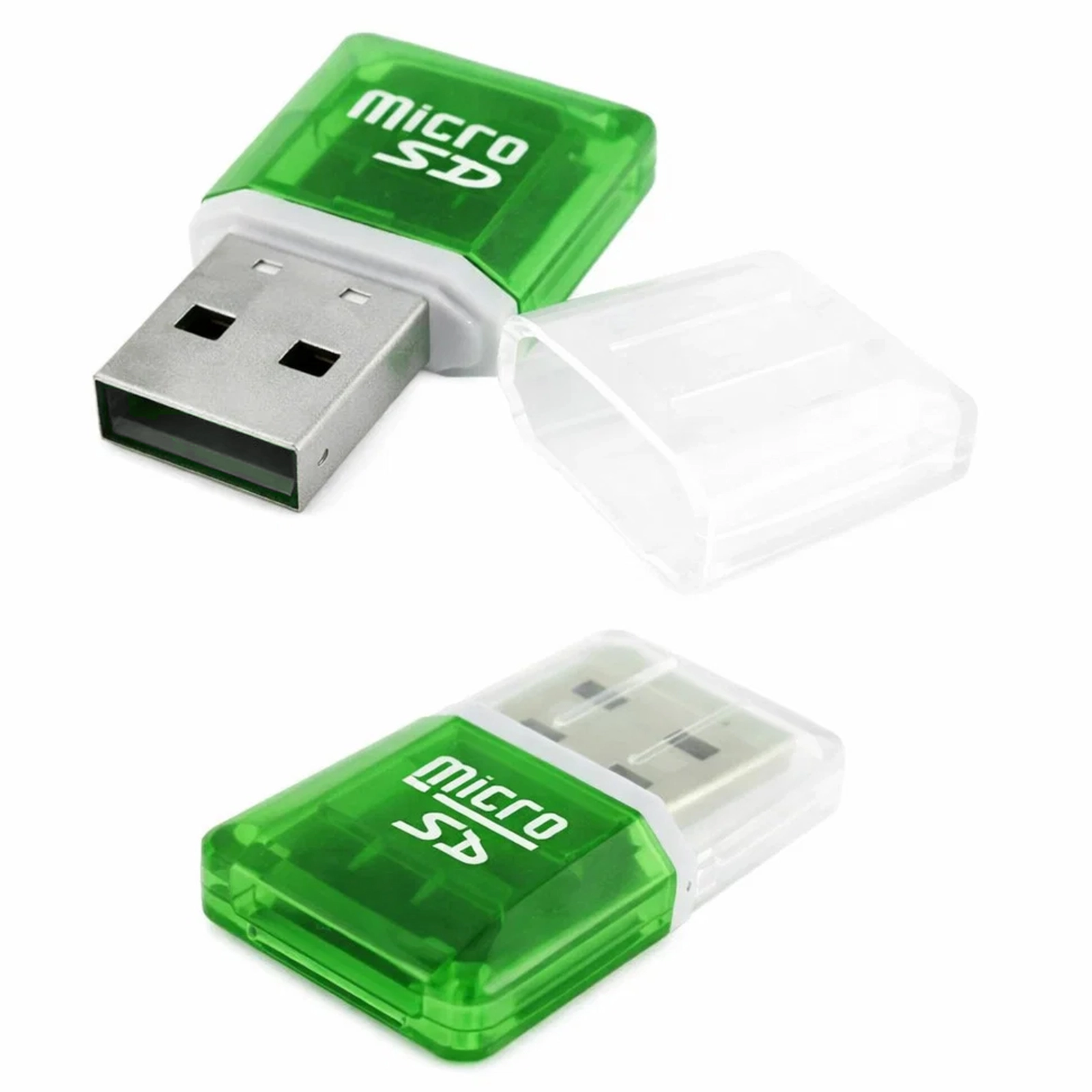 CZYTNIK KART ADAPTER PAMIĘĆ USB MICRO SD microSD TF SDHC USB PENDRIVE MINI