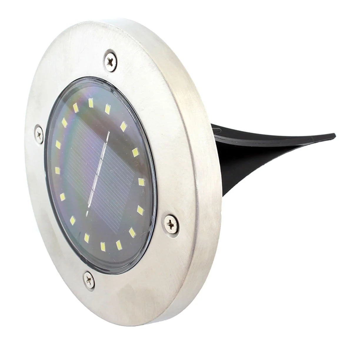 LAMPA LAMPKA OGRODOWA SOLARNA NAJAZDOWA CZUJNIK ZMIERZCHU MOCNA 16 LED