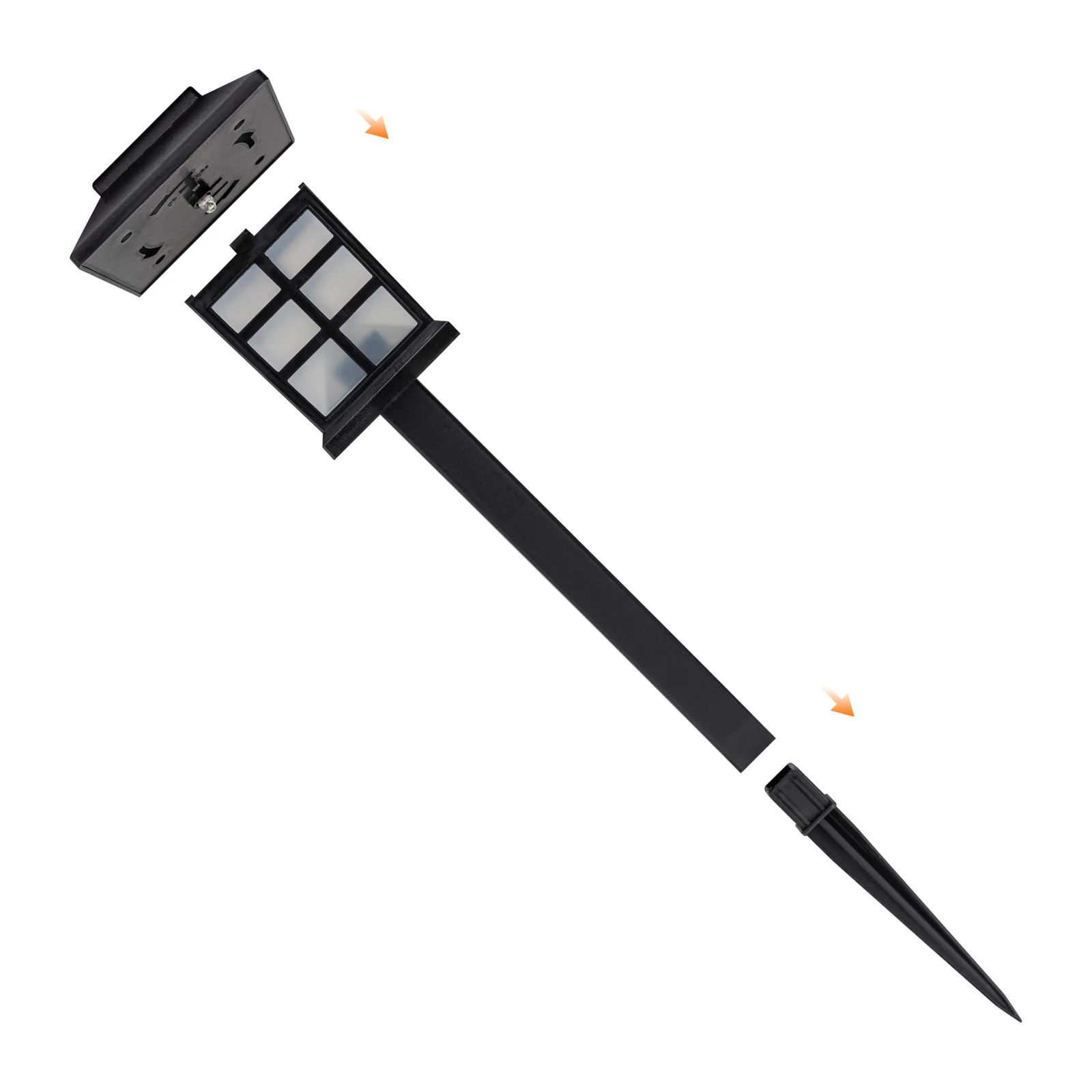 LAMPA LAMPKA SOLARNA LED LATARNIA OZDOBNA OGRODOWA WBIJANA LAMPION CZUJNIK