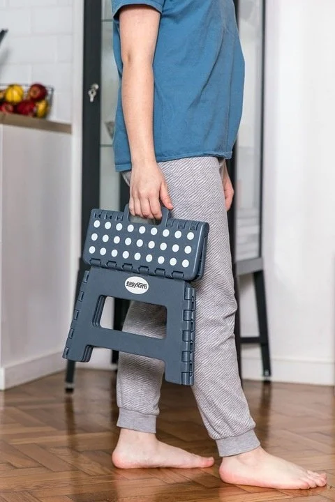 EASYFORM TABORET STOŁEK SKŁADANY 22CM - szary
