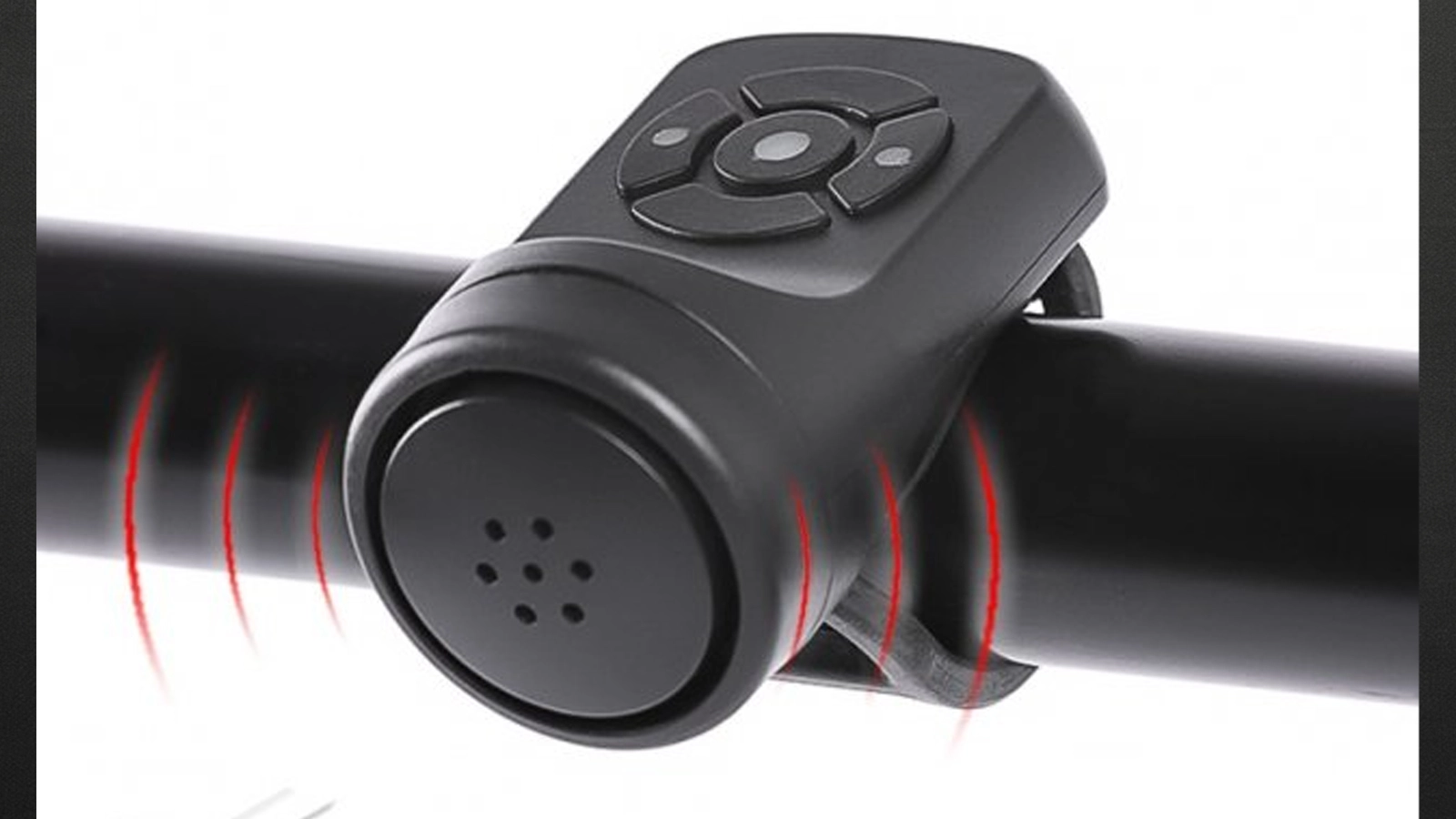 DZWONEK ROWEROWY ELEKTRONICZNY USB Z ALARMEM GŁOŚNY 120dB KLAKSON NA ROWER