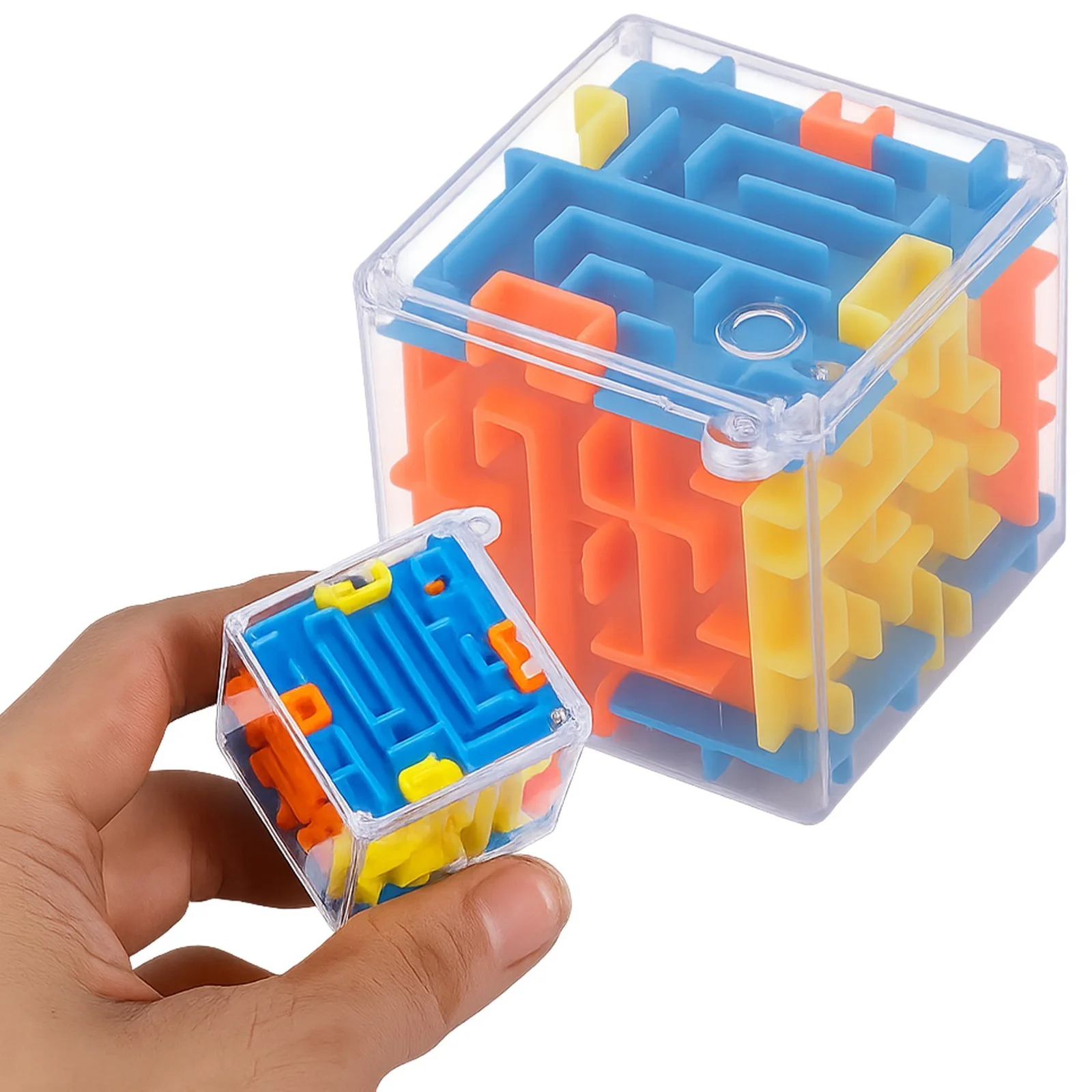 KOSTKA 3D CUBE LABIRYNT KULKOWY GRA LOGICZNA ZRĘCZNOŚCIOWA UPOMINEK ZABAWKA