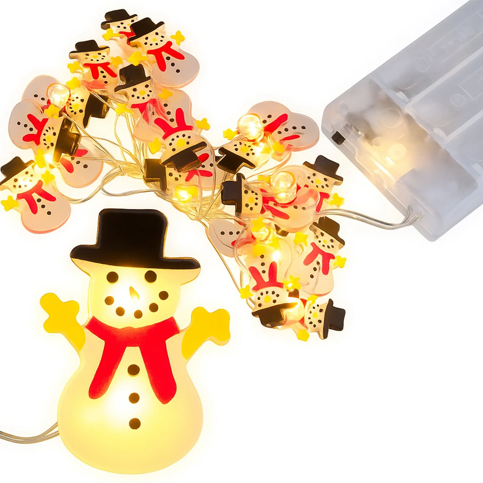 LAMPKI ŚWIĄTECZNE LED - bałwanek