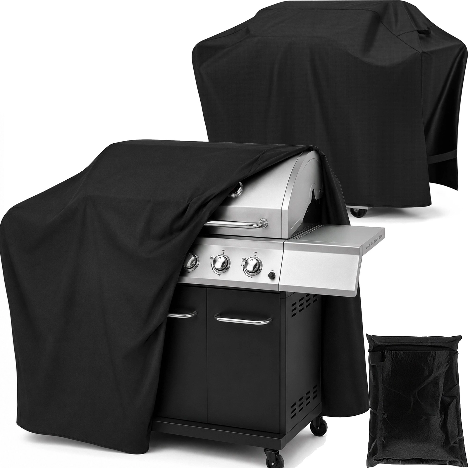 DUŻY POKROWIEC OSŁONA NA GRILL GAZOWY OCHRONA GRILLA WODOODPORNY 170x61x117