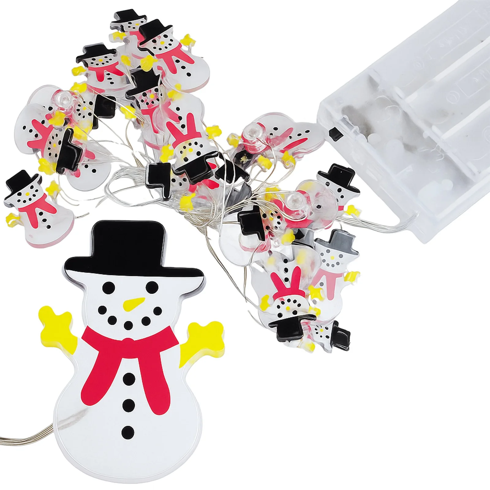 LAMPKI ŚWIĄTECZNE LED - bałwanek