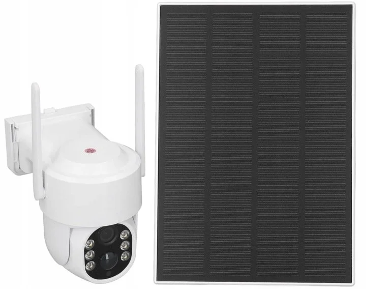 KAMERA SOLARNA WIFI 4MPX ZEWNĘTRZNA OBROTOWA BEZPRZEWODOWA ALARM IP 4MPX