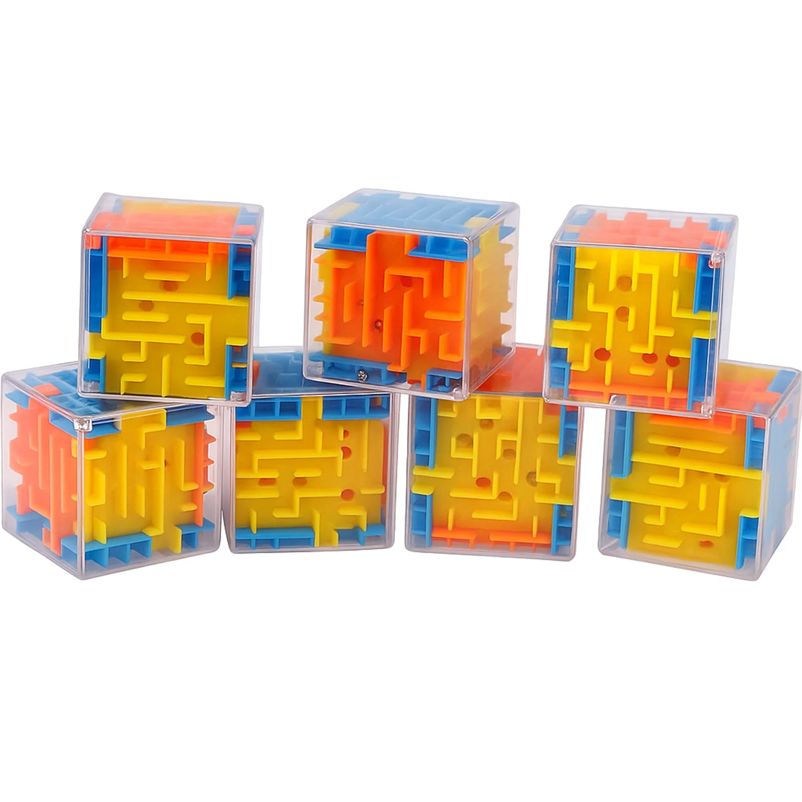 KOSTKA 3D CUBE LABIRYNT KULKOWY GRA LOGICZNA ZRĘCZNOŚCIOWA UPOMINEK ZABAWKA