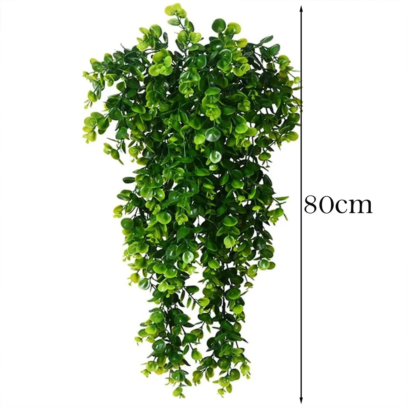 EUKALIPTUS SZTUCZNY GAŁĄZKA ZWISAJĄCA 80CM GIRLANDA ROŚLINA WISZĄCA 80 CM