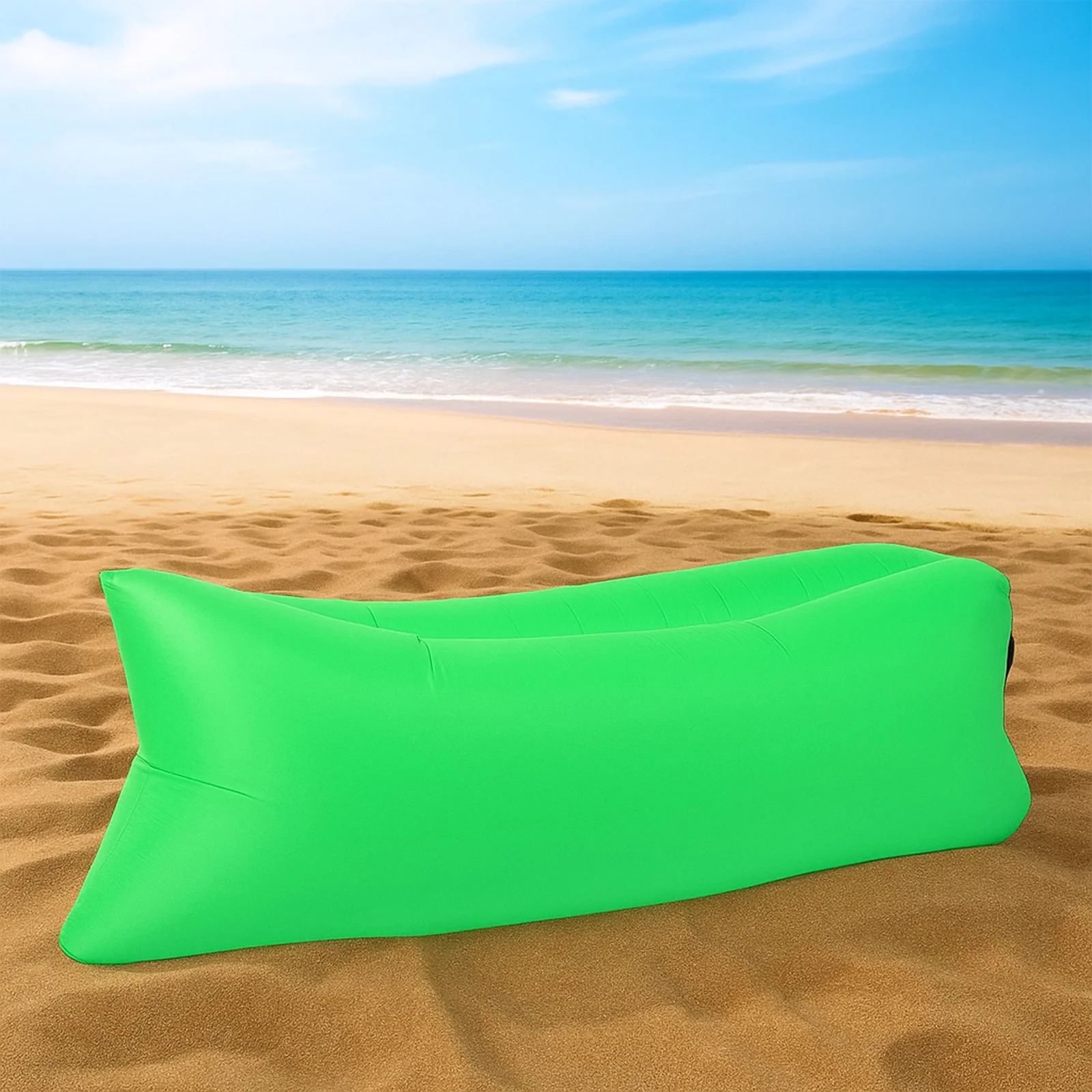 LAZY BAG SOFA NADMUCHIWANA ROZKŁADANA NA PLAŻE FOTEL MATERAC LEŻAK MOCNY