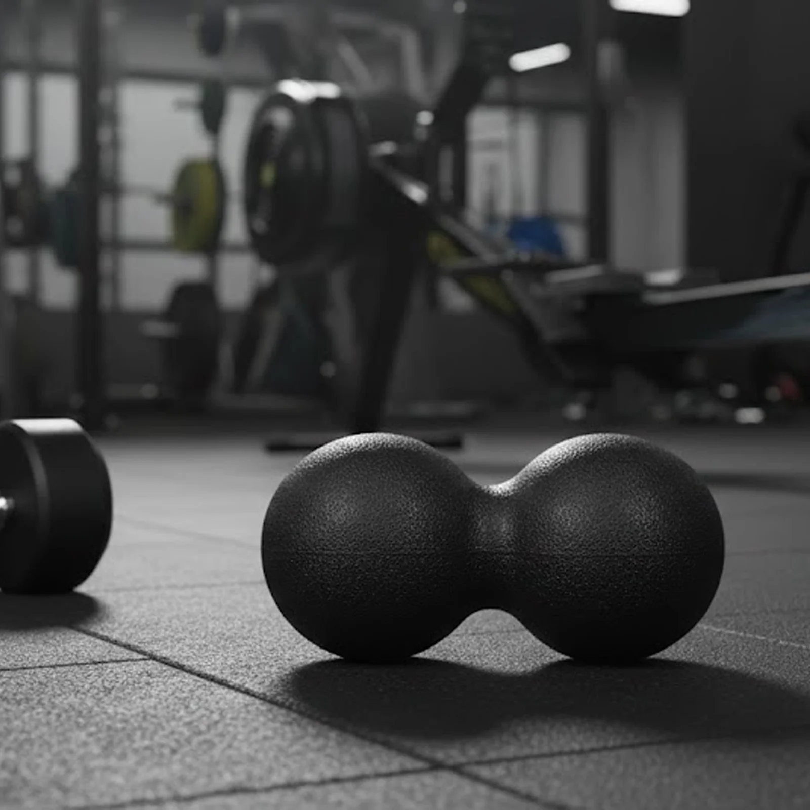 PIŁKA PODWÓJNA PIŁECZKA DO MASAŻU ROLLER MIĘŚNI EPP ŚREDNIO TWARDA 16CM