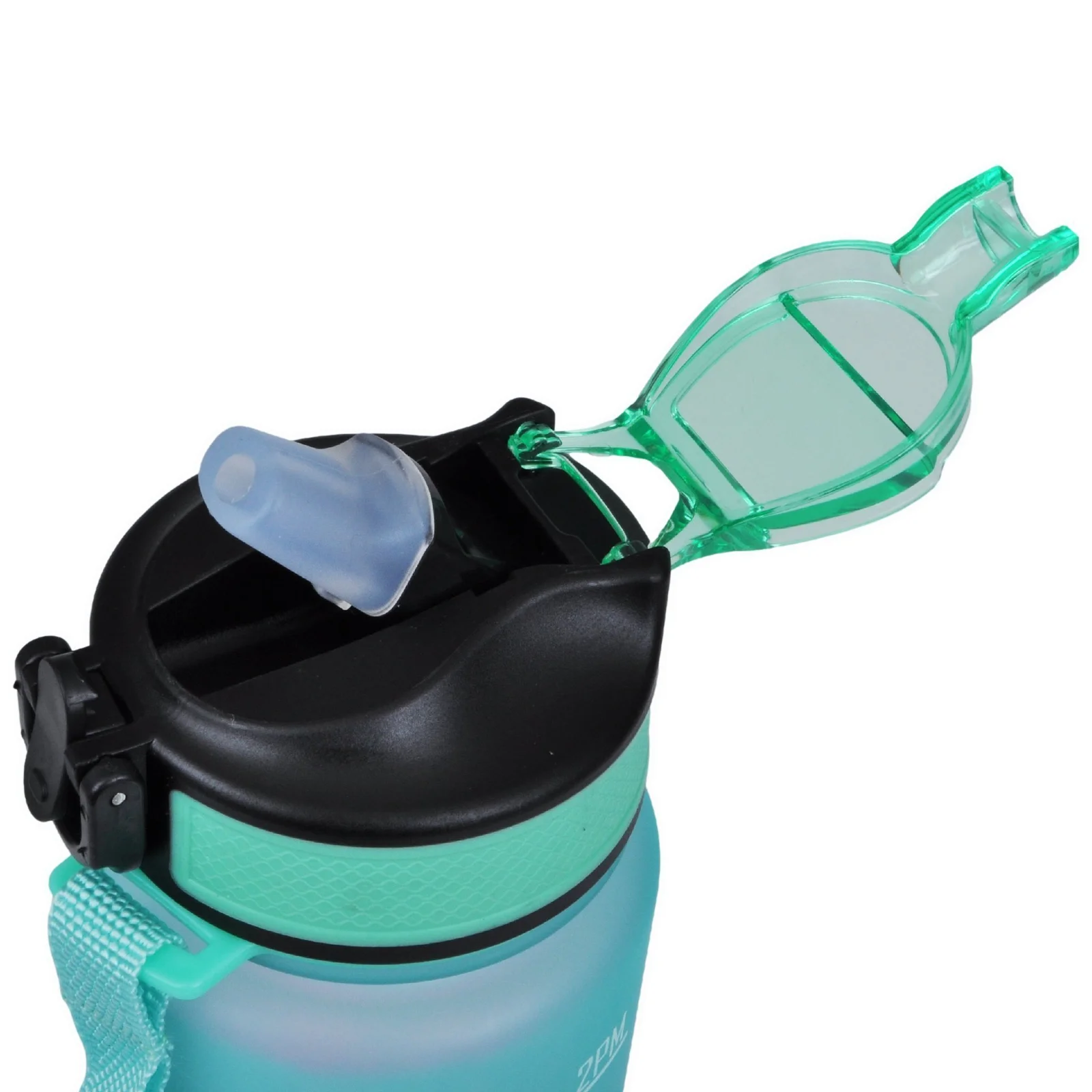 BUTELKA MOTYWACYJNA NA WODĘ 1000ML BIDON Z MIARKĄ SIŁOWNIA FITNESS 1L