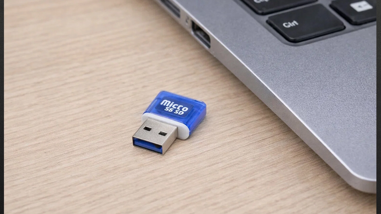 CZYTNIK KART MICRO SD SDHC - niebieski