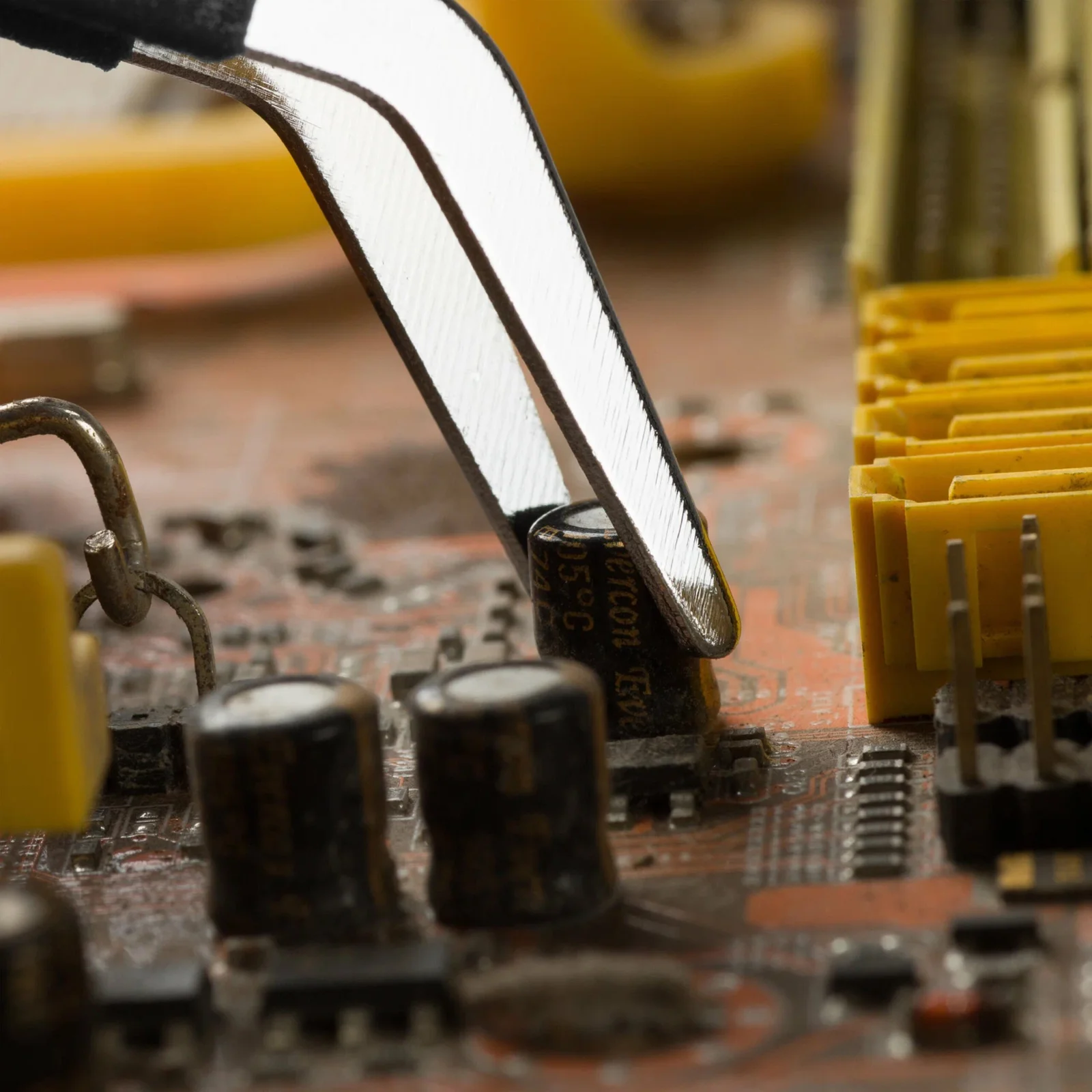 5x PĘSETA PĘSETY METALOWE PRECYZYJNE ANTYPOŚLIZGOWE NARZĘDZIA ZESTAW 5SZT
