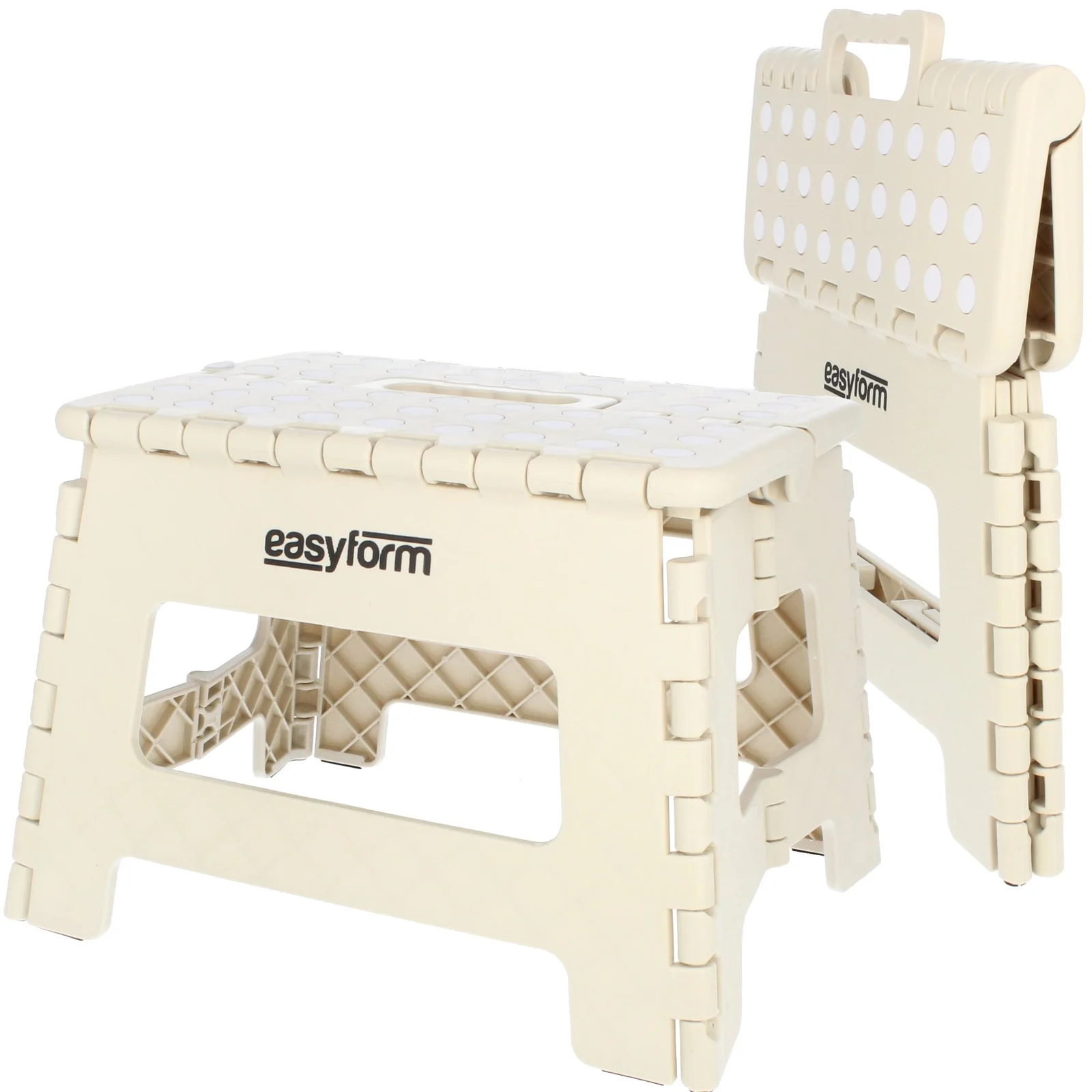 EASYFORM TABORET STOŁEK SKŁADANY 22CM - beżowy