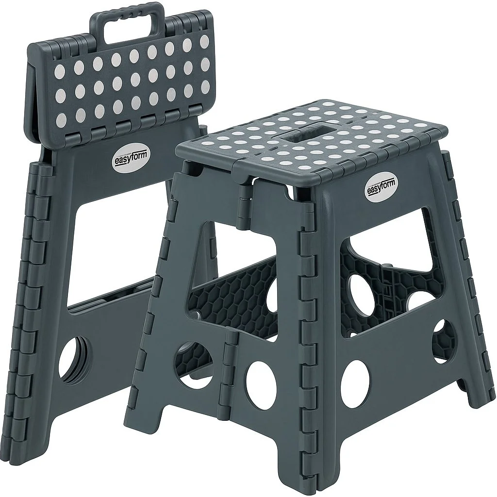 EASYFORM TABORET STOŁEK SKŁADANY 39CM - szary
