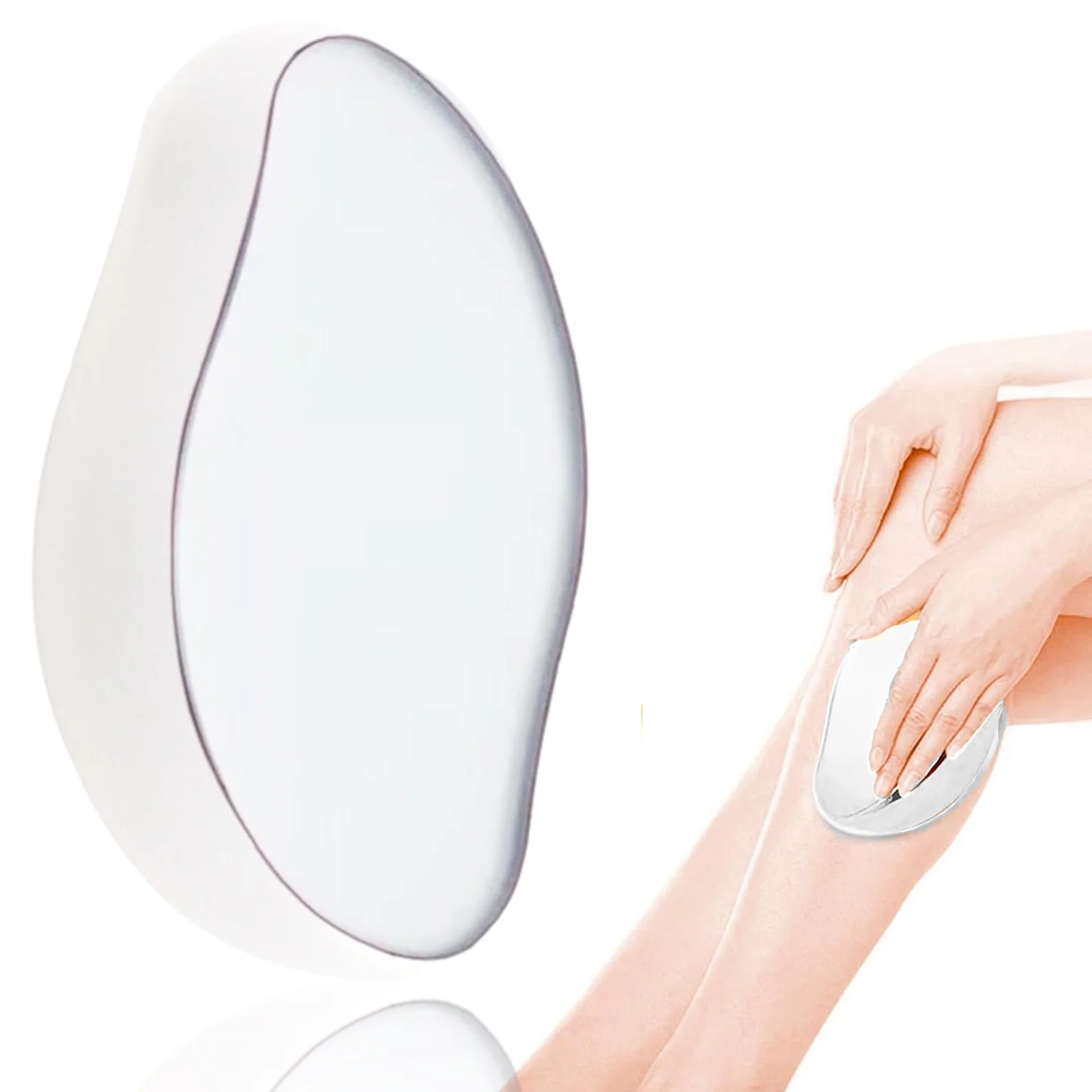 EPILATOR DEPILATOR DO USUWANIA WŁOSÓW 10CM - biały