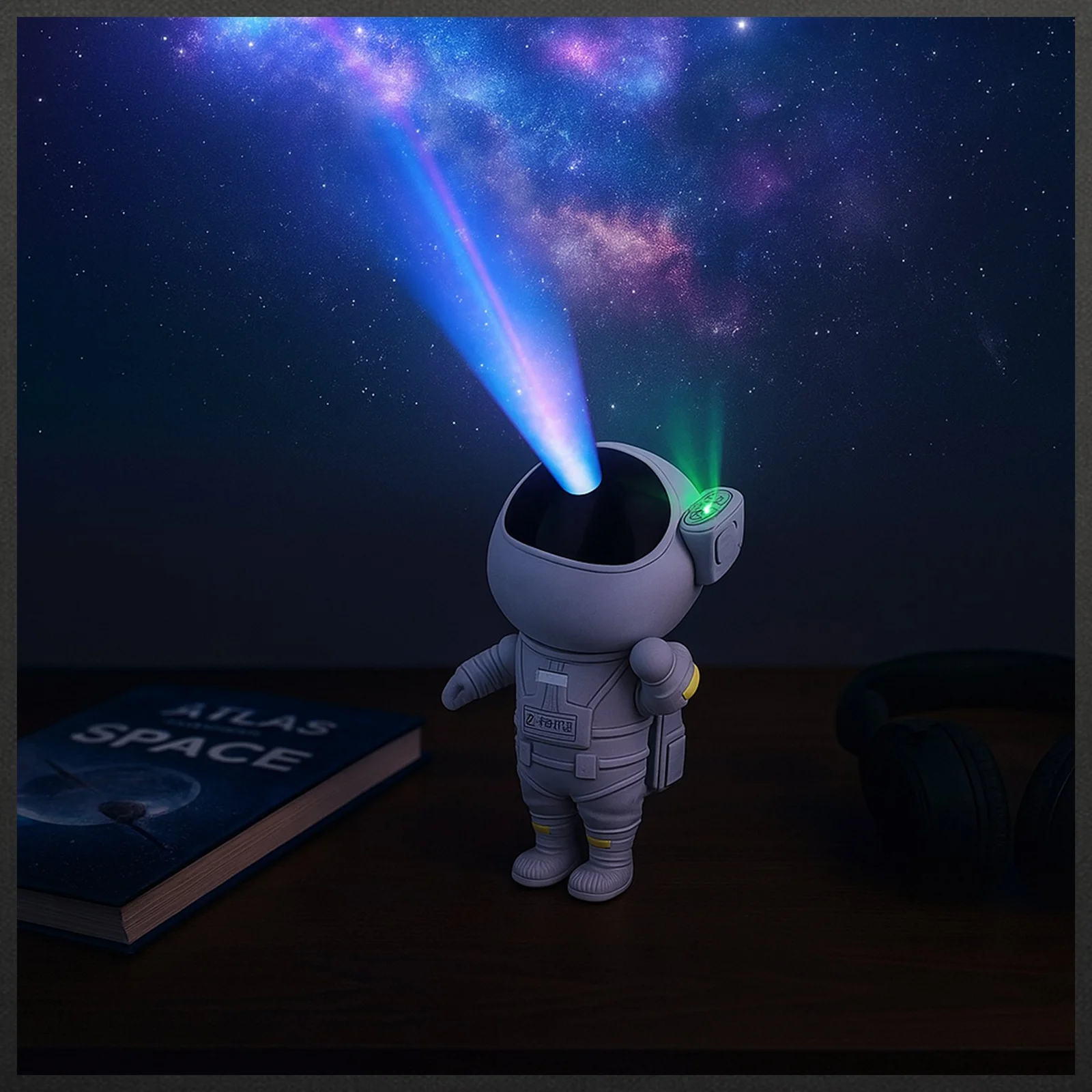 PROJEKTOR GWIAZD DLA DZIECI KOSMONAUTA ASTRONAUTA