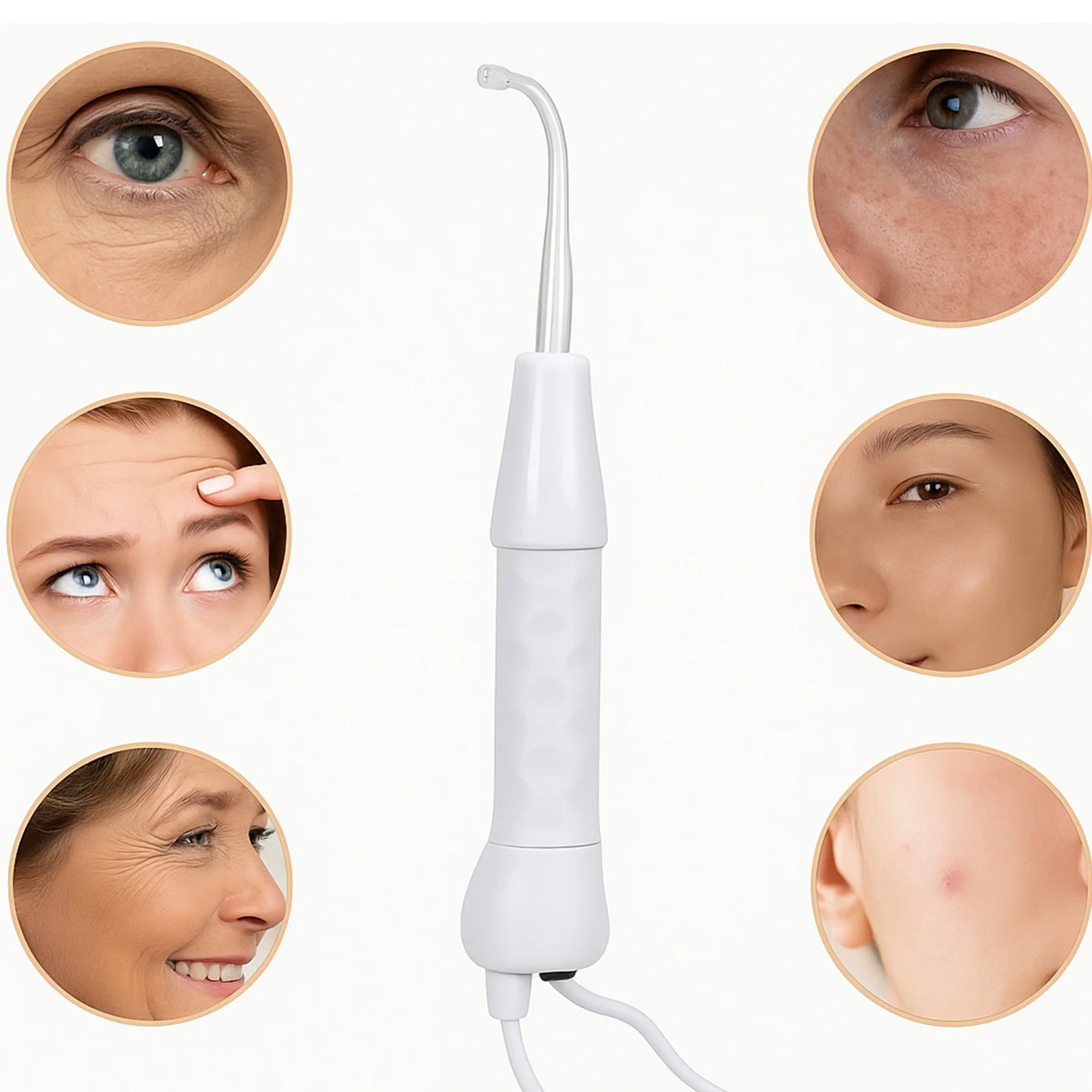 DARSONVAL 4 ELEKTRODY DERMA