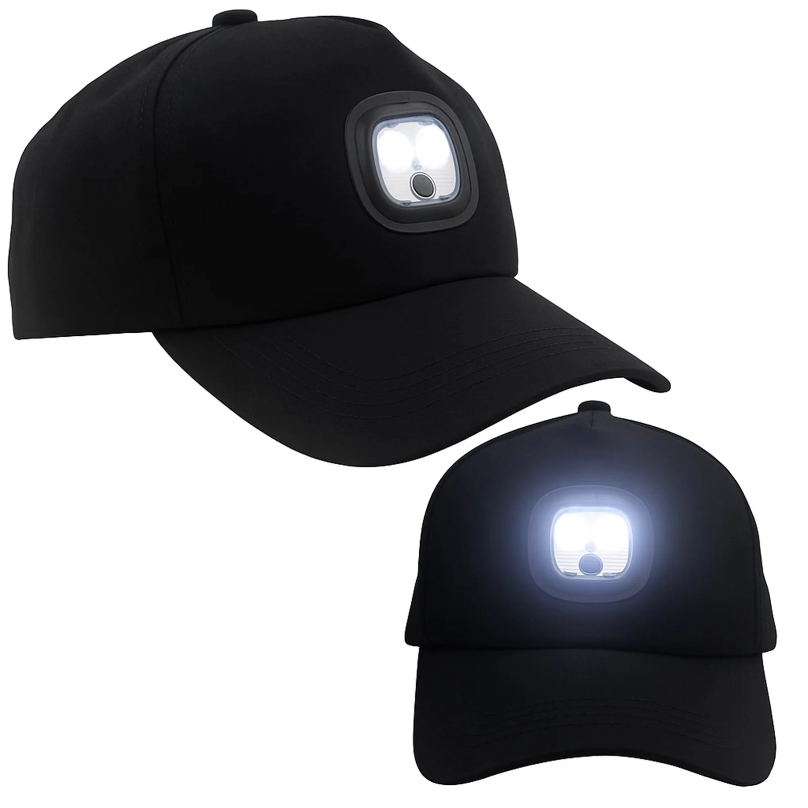 CZAPKA Z DASZKIEM Z OŚWIETLENIEM LED