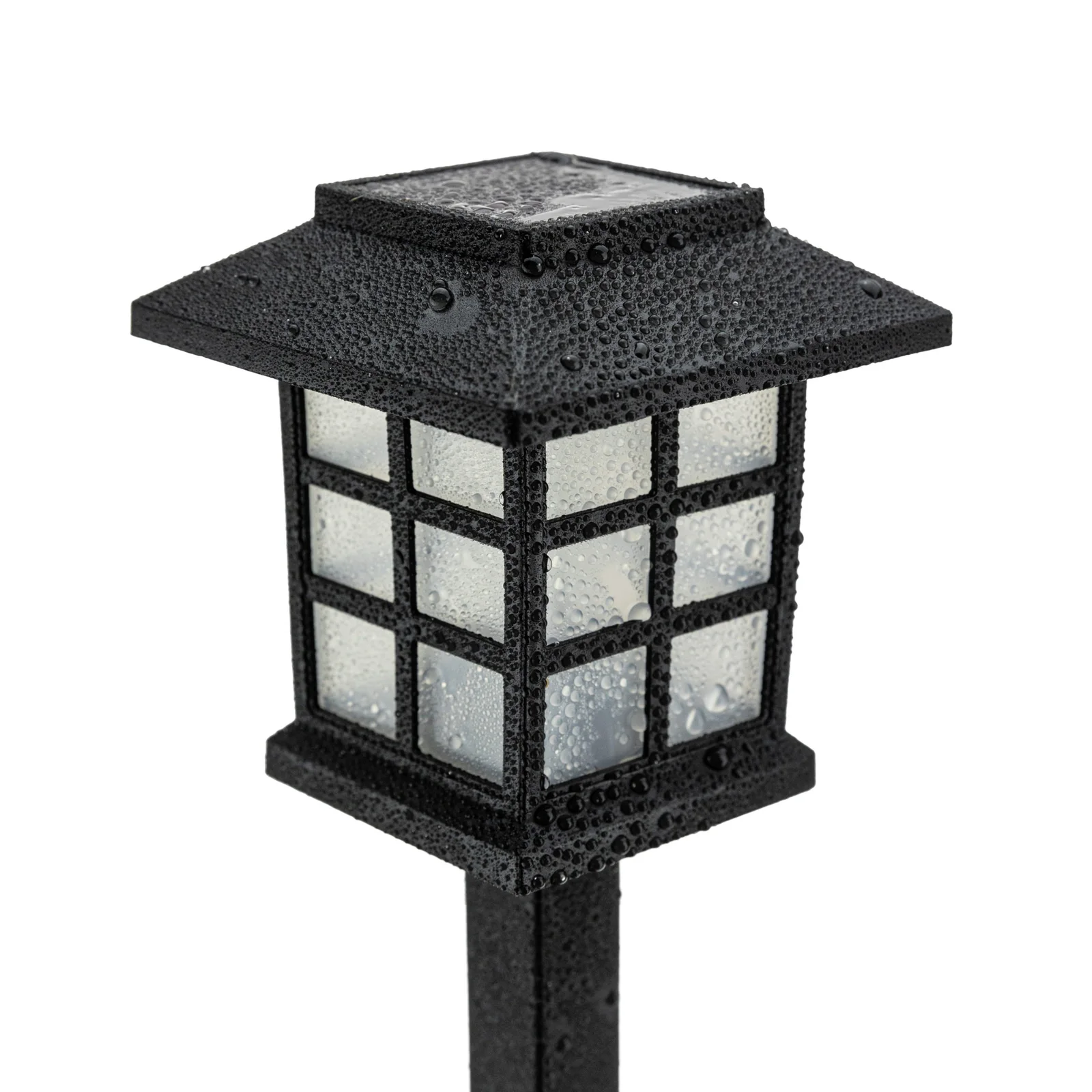 LAMPA LAMPKA SOLARNA LED LATARNIA OZDOBNA OGRODOWA WBIJANA LAMPION CZUJNIK