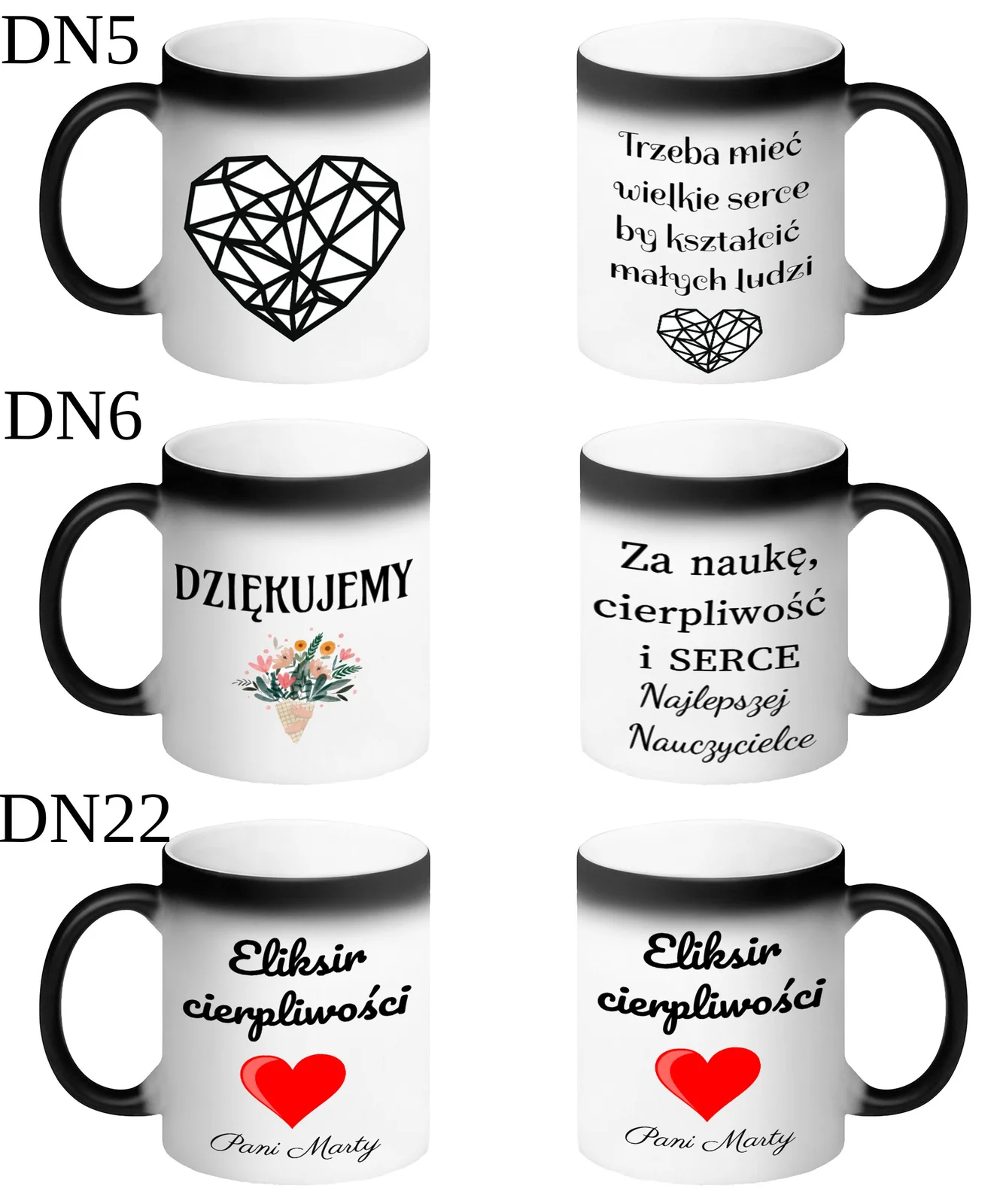KUBEK DO SUBLIMACJI 330ML CZARNY MAGICZNY