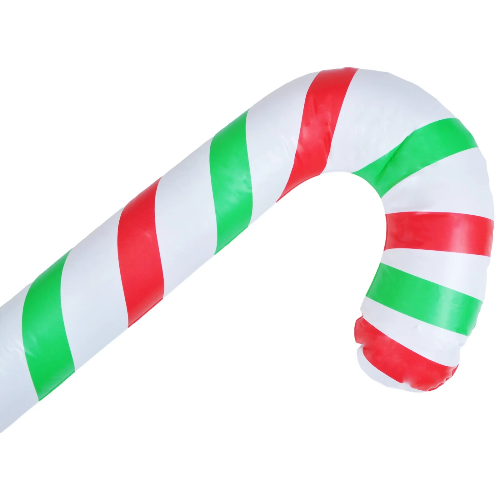 BALON CUKIEREK ŚWIĄTECZNY 90CM - zielono czerwone paski